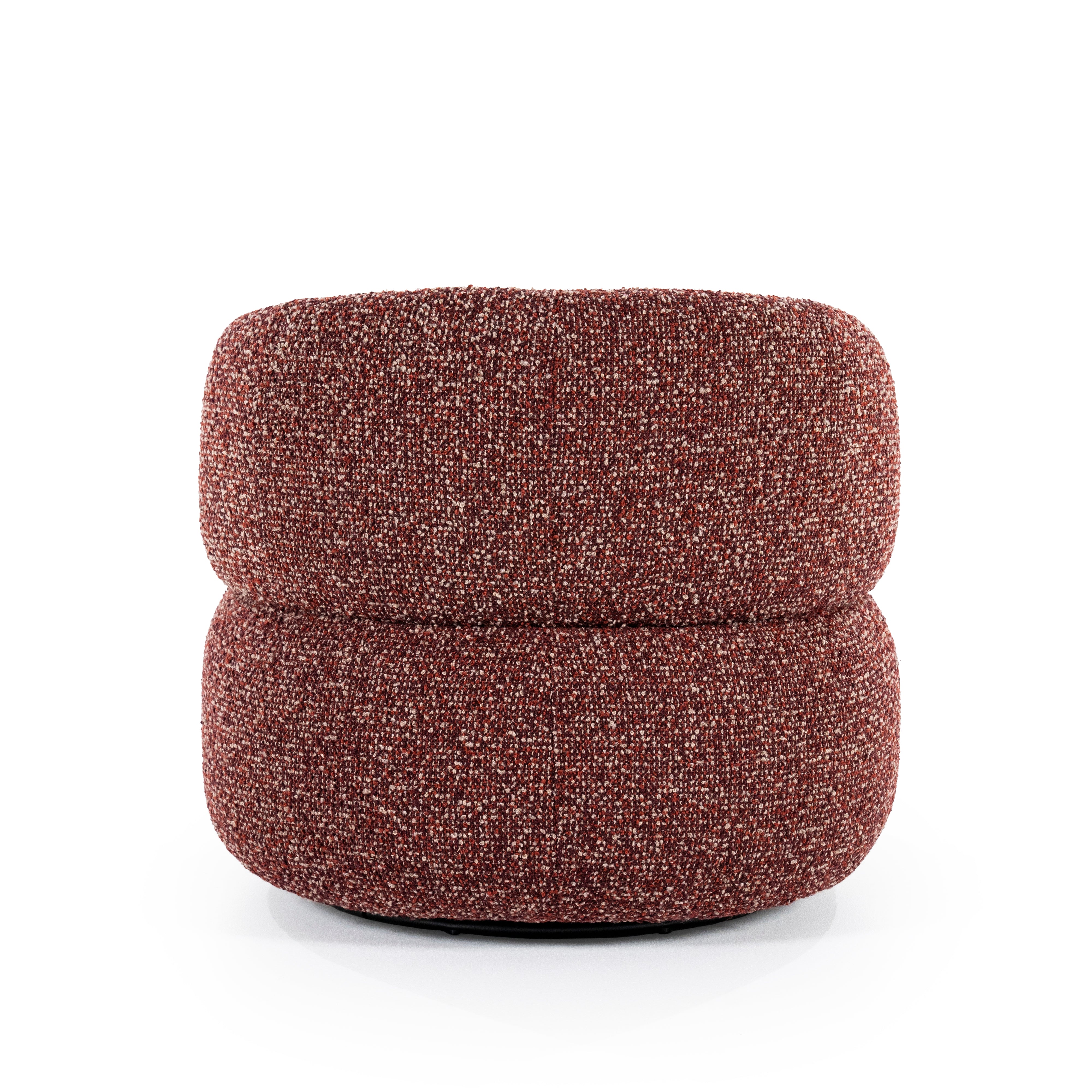 Sessel MAEVE rotbraun meliert