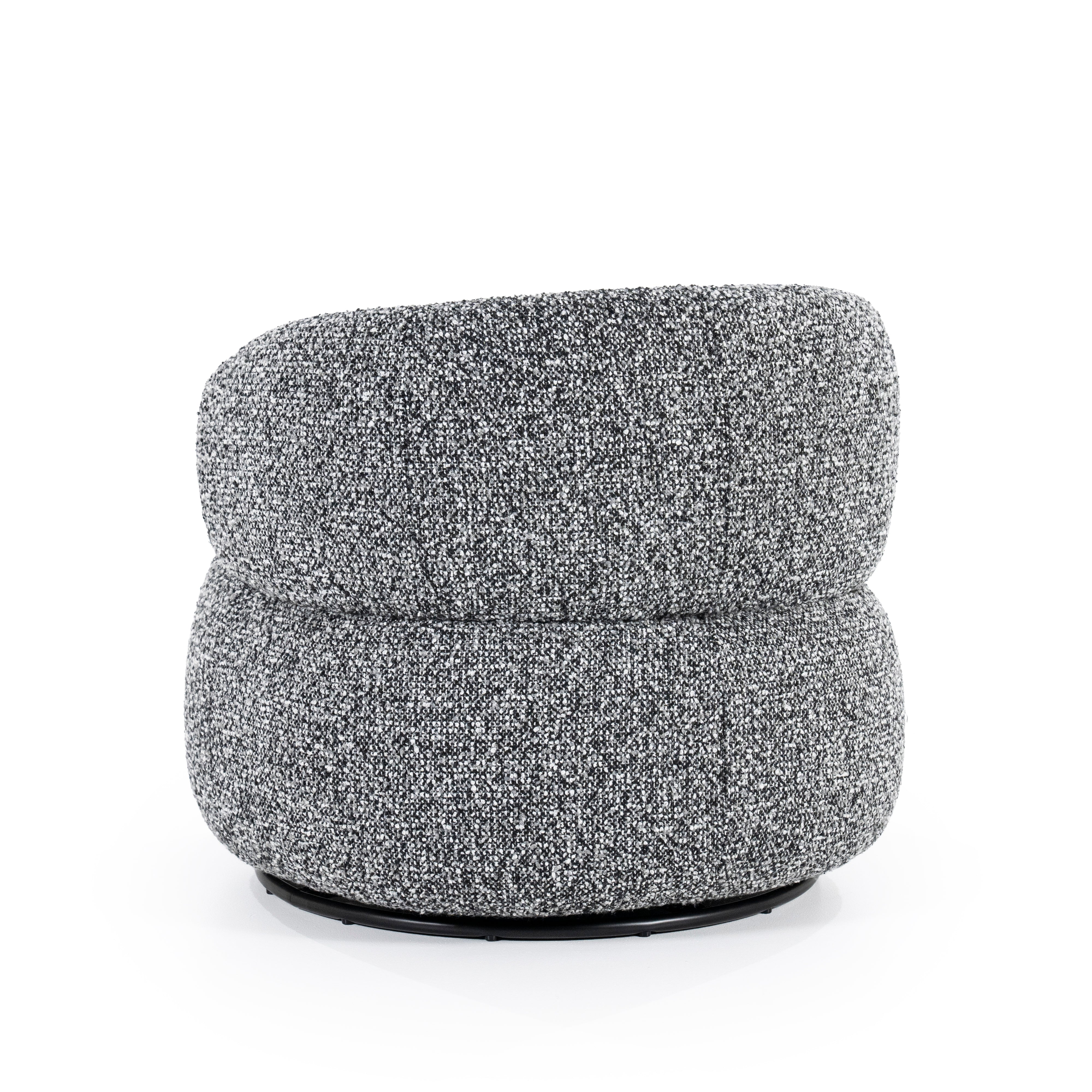 MAEVE Armchair Black-White Mélange