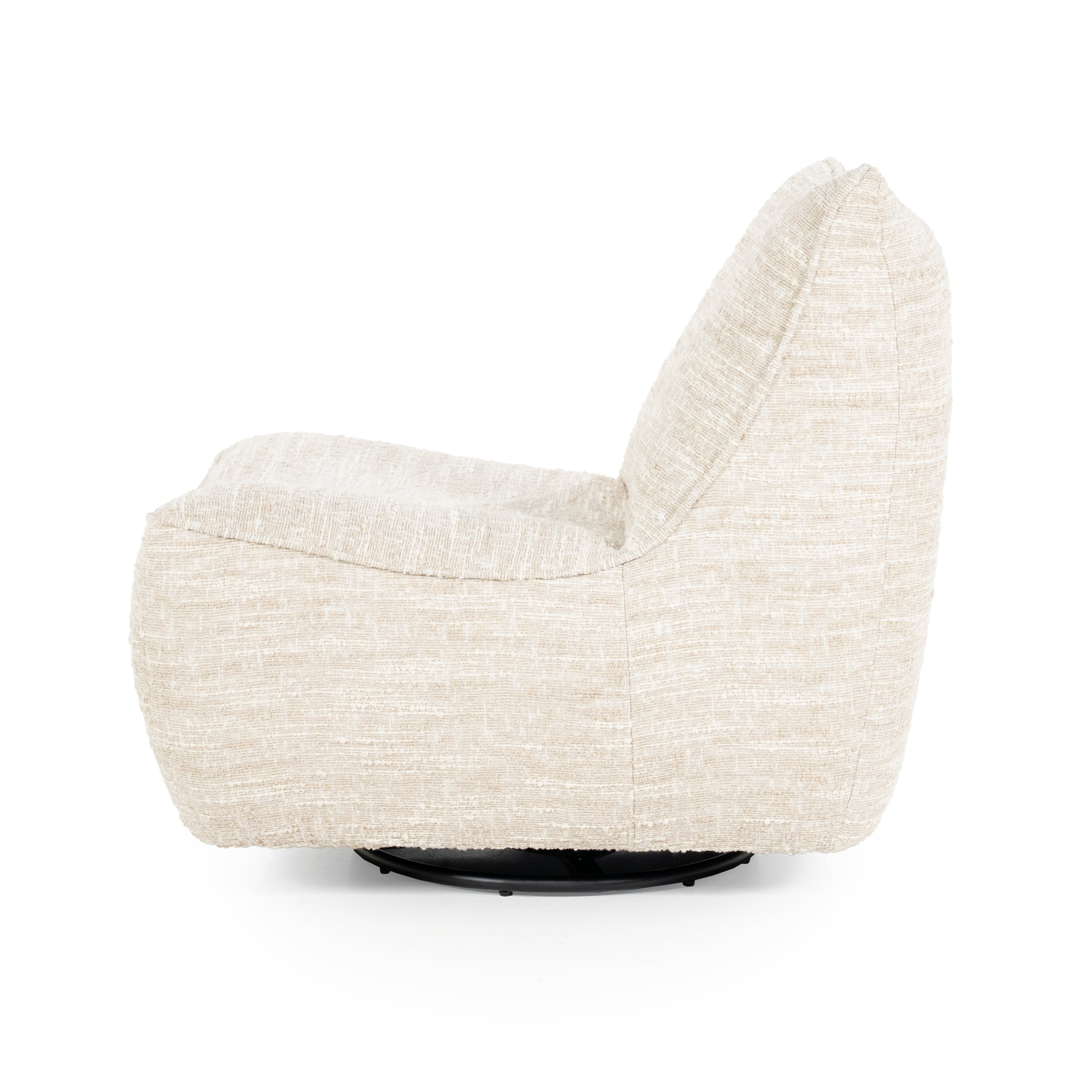 LOYS beige swivel armchair