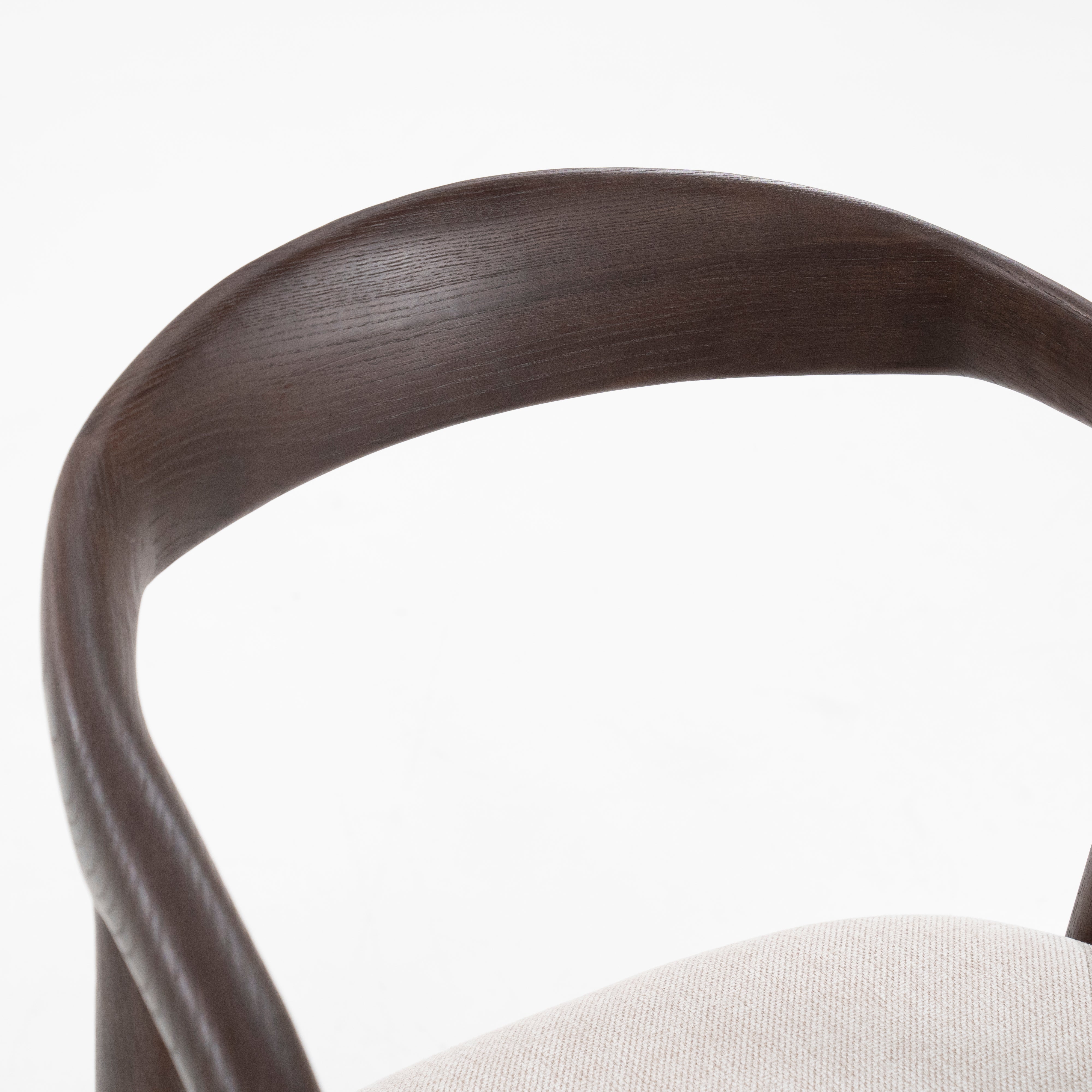 Stuhl RAYVEN dunkles Eschenholz