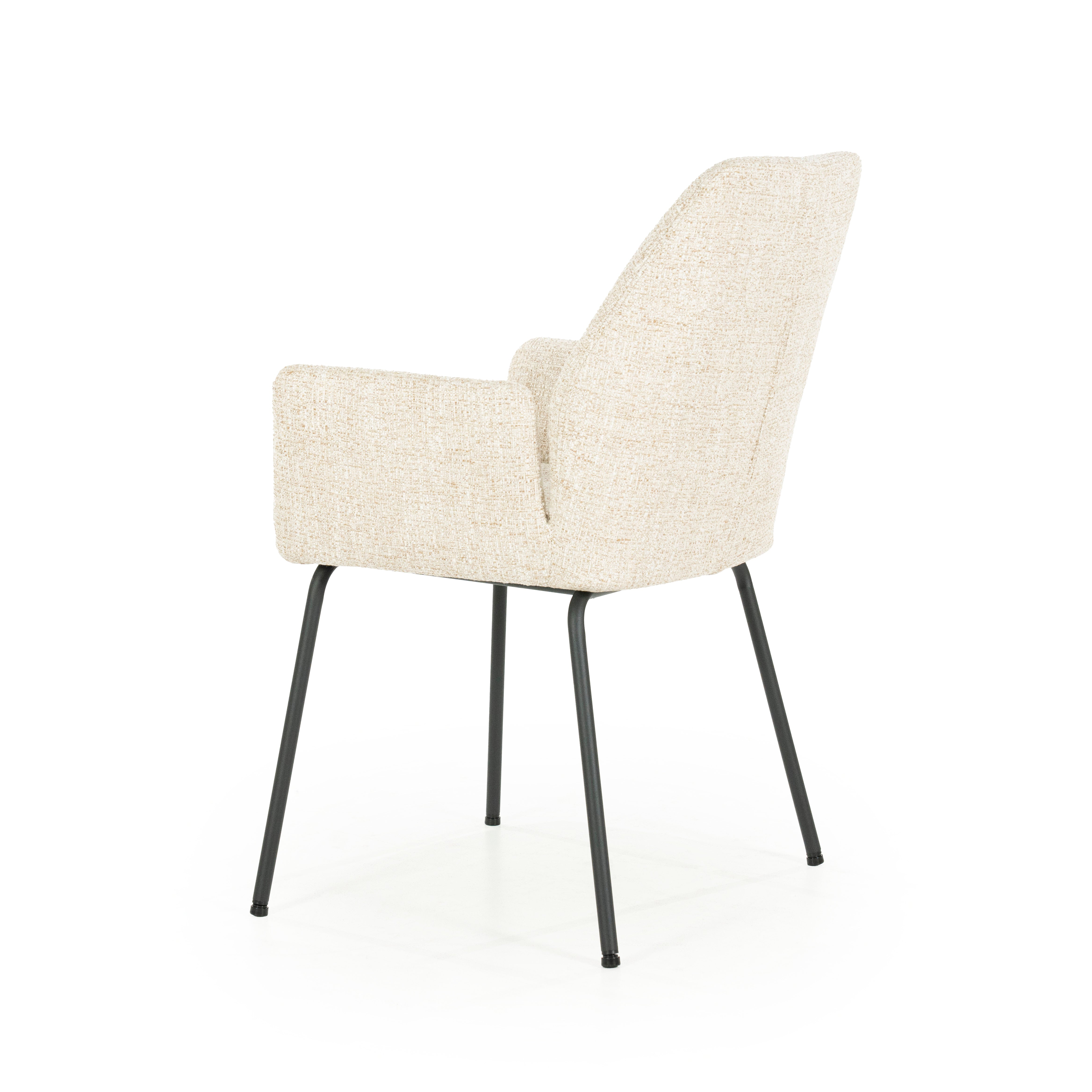 INDY Chair Cream with Black Base