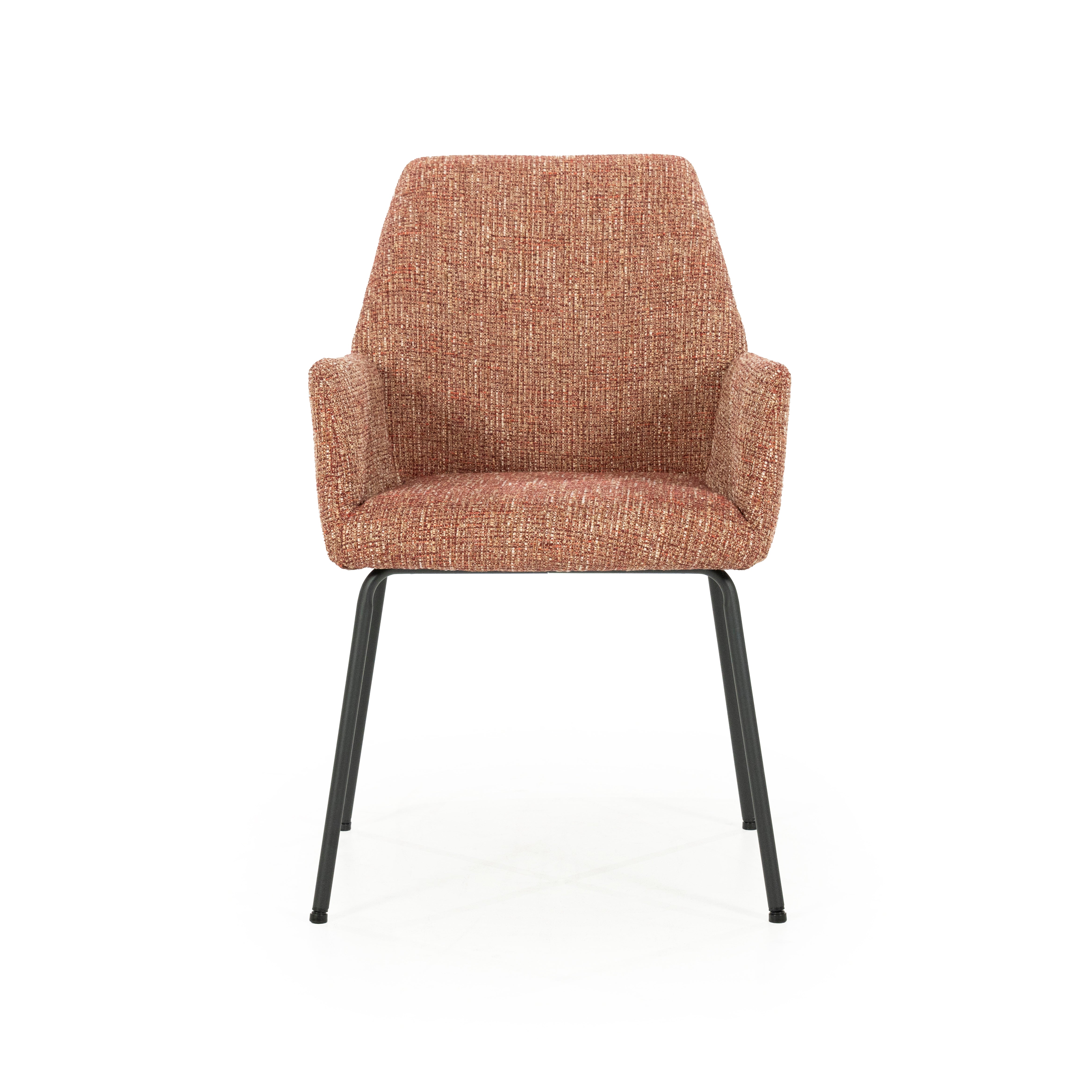 INDY chair terracotta with black base