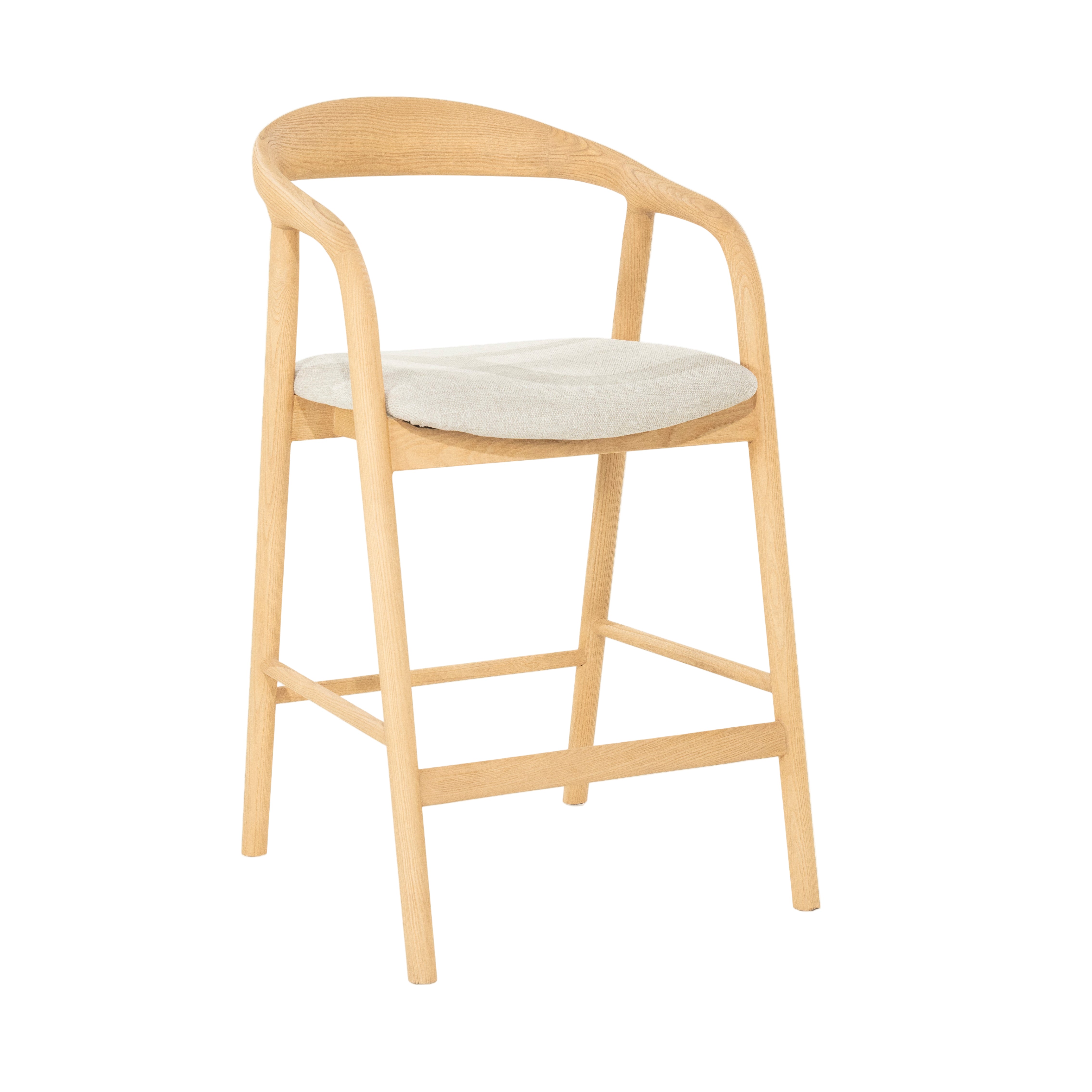 RAYVEN Stool light ash wood