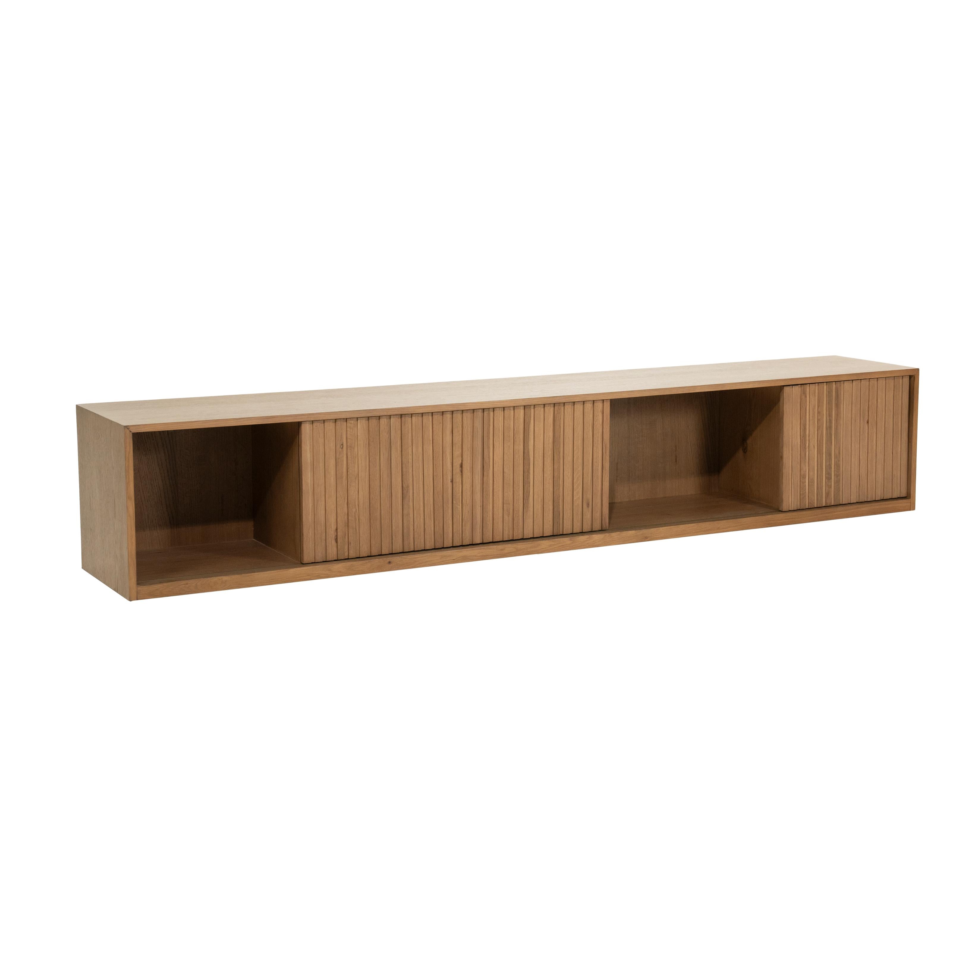 MILO TV cabinet dark oak wood