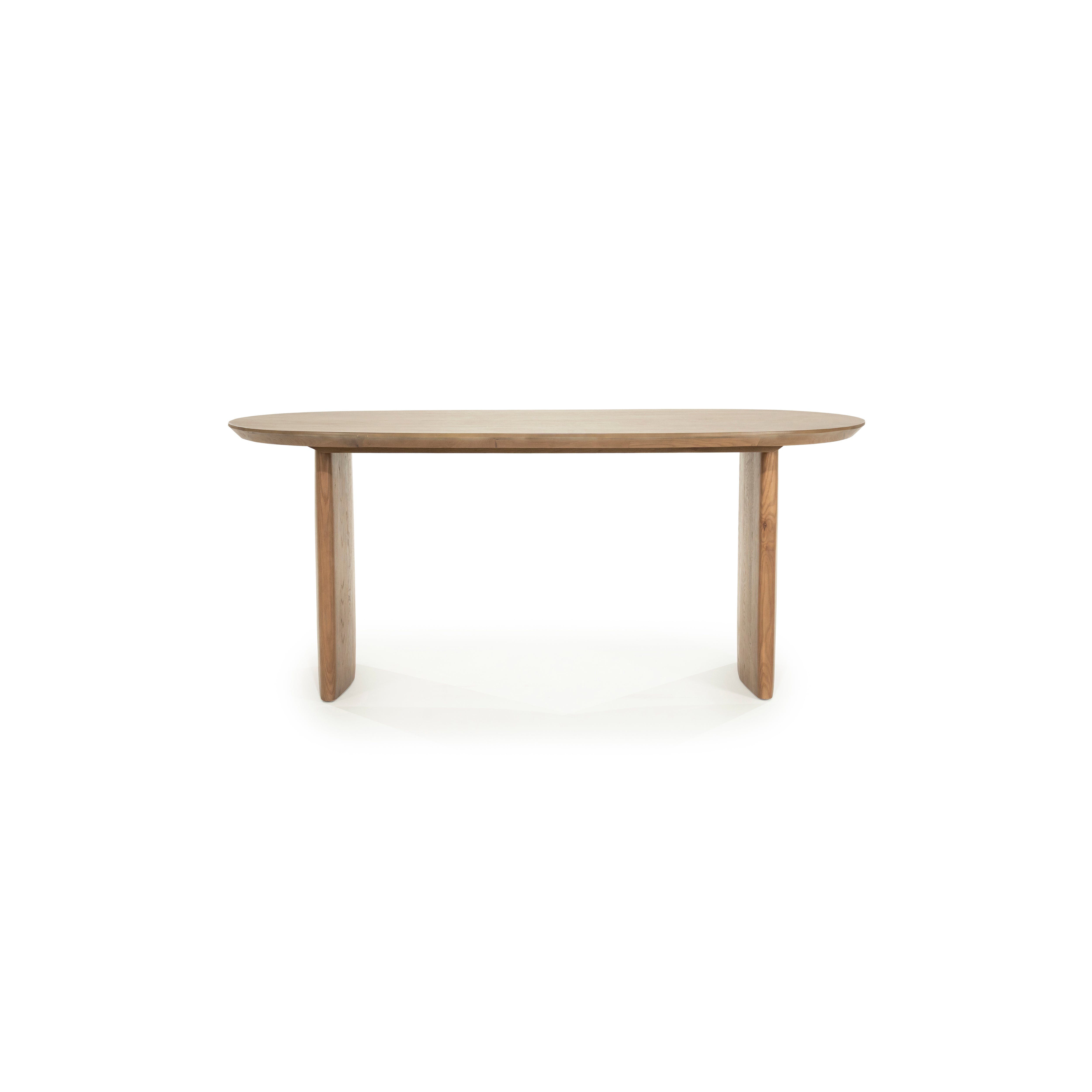 Oval table DEX dark oak wood