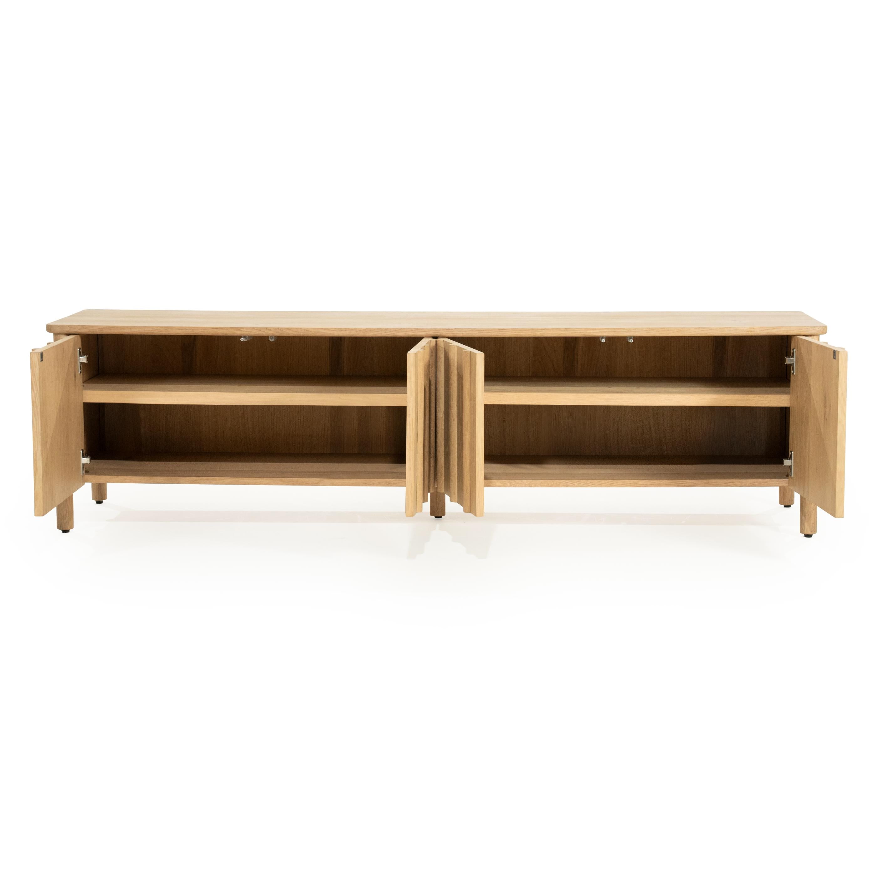 JAKE RTV Cabinet Oak Wood