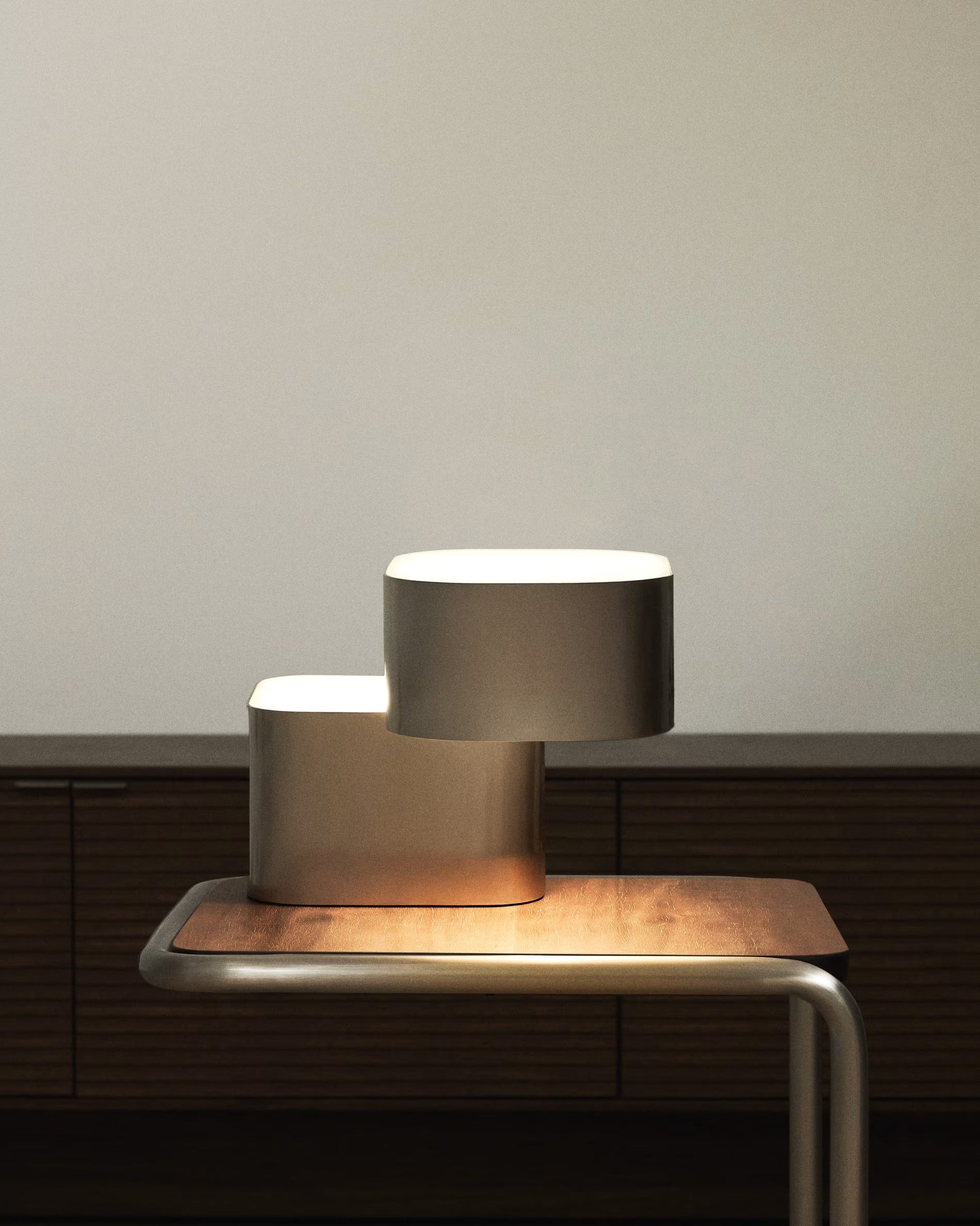 Tischlampe TANDAN grau