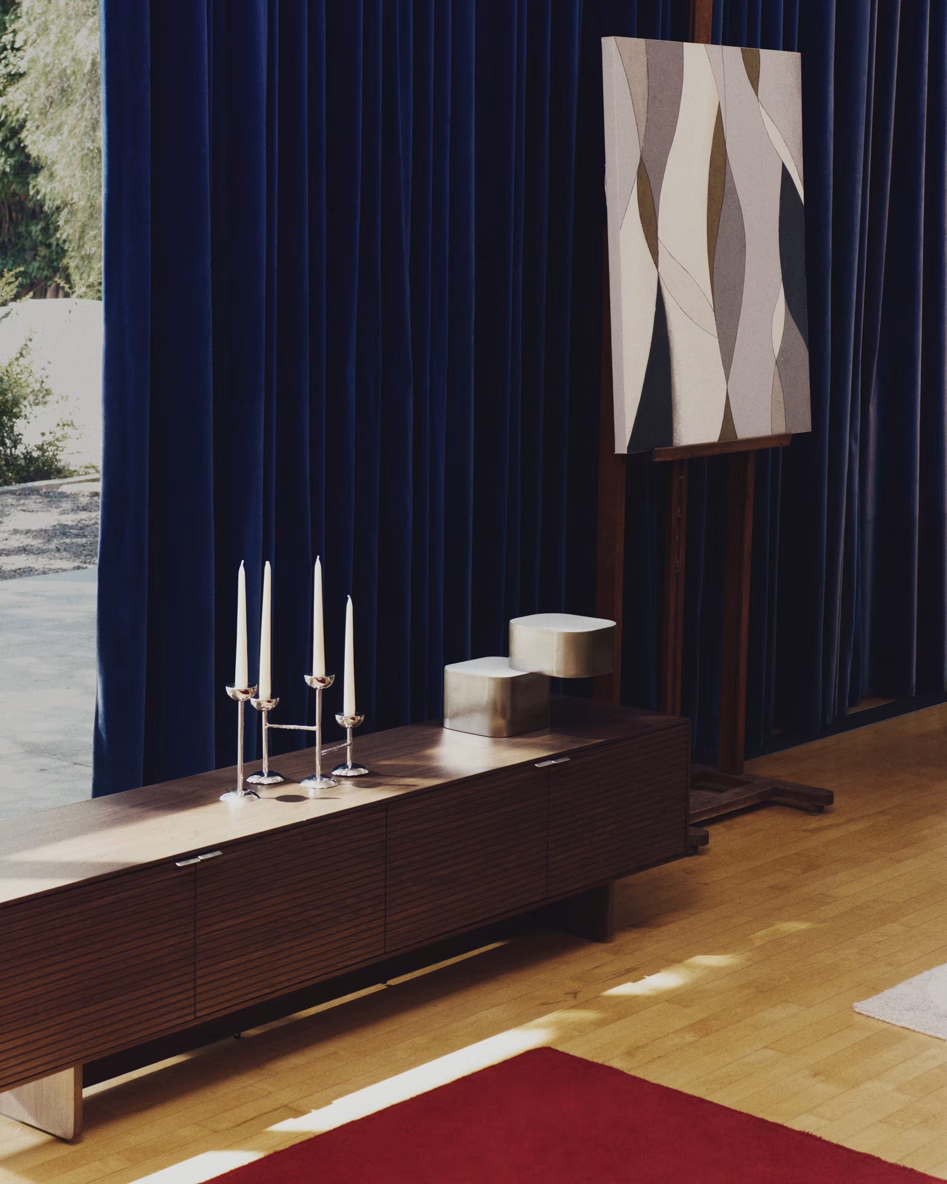 Tischlampe TANDAN grau