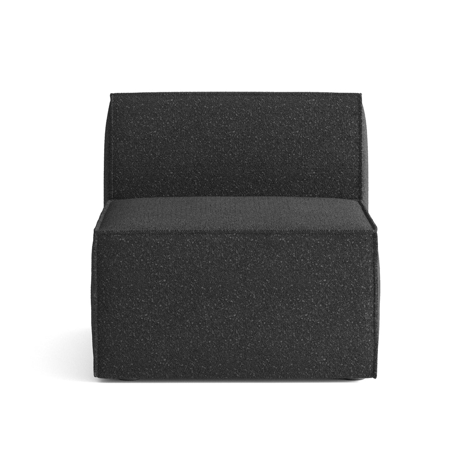 Modulares Sofa ANDO - mittleres Modul schwarz