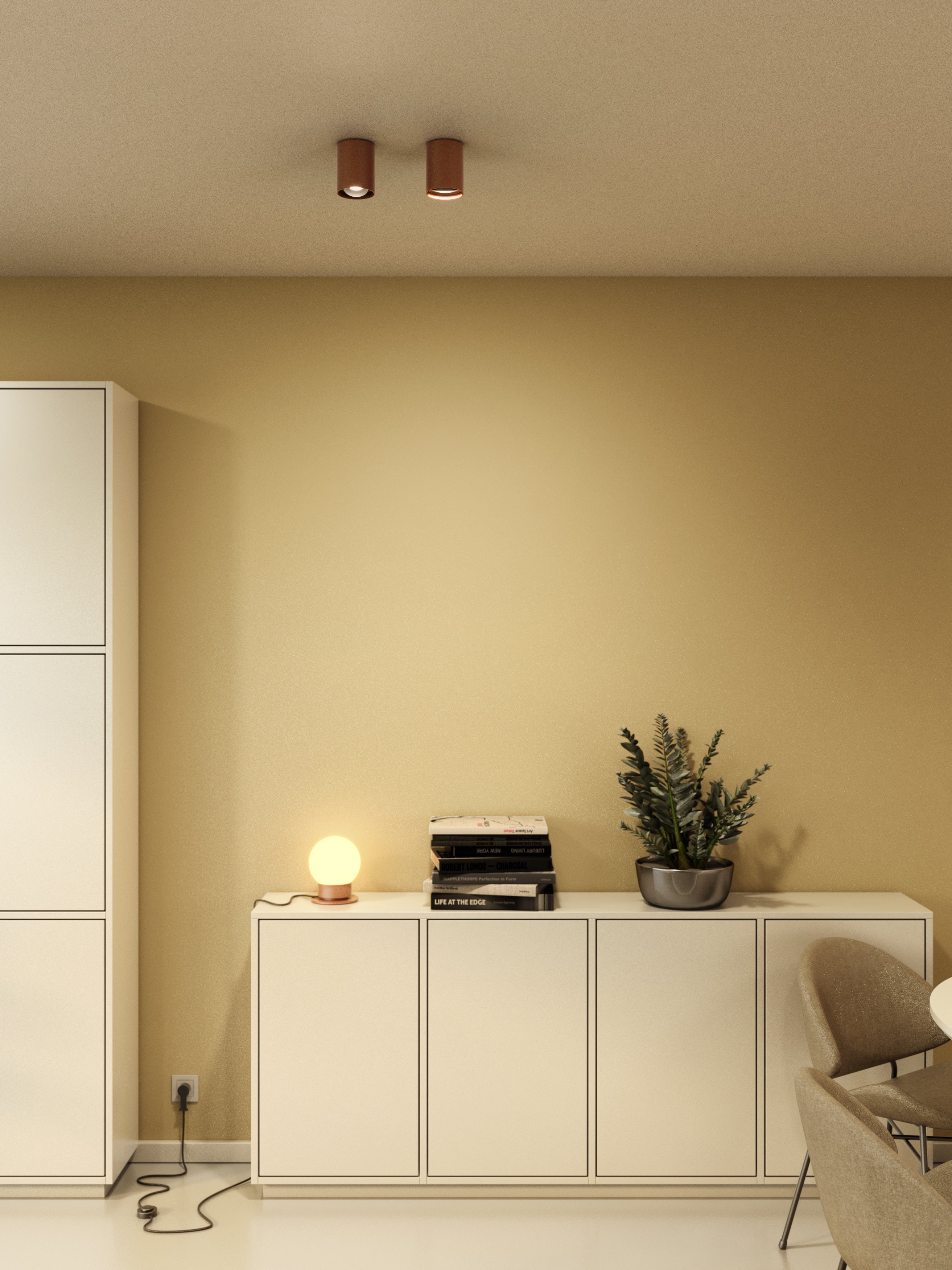 VYRO x1 ROUND MOVE Surface Mount Fixture
