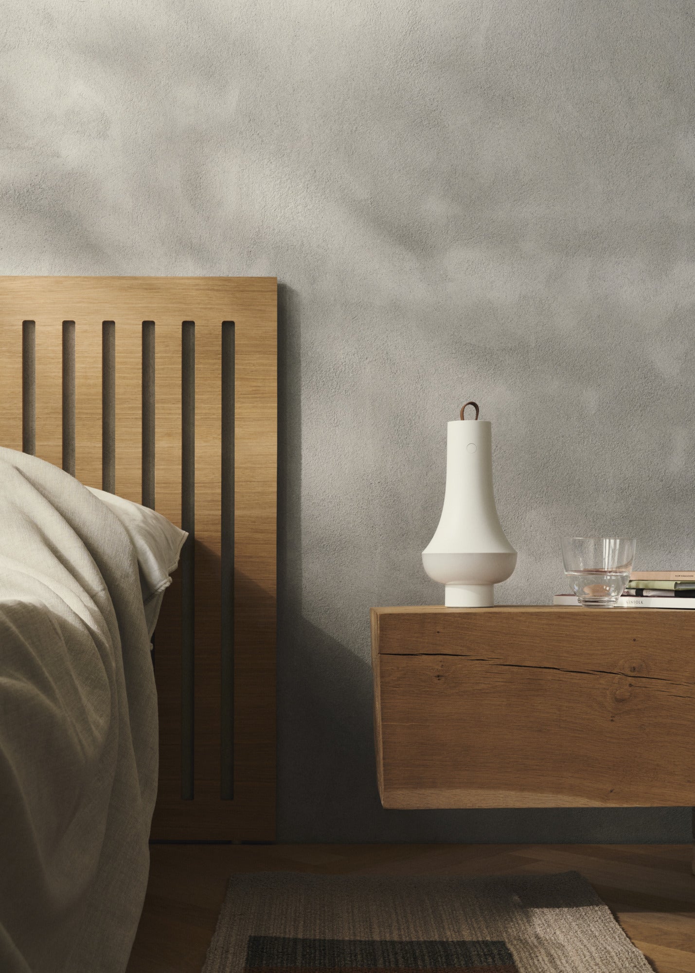 Tragbare Lampe TOMOSHI weiß