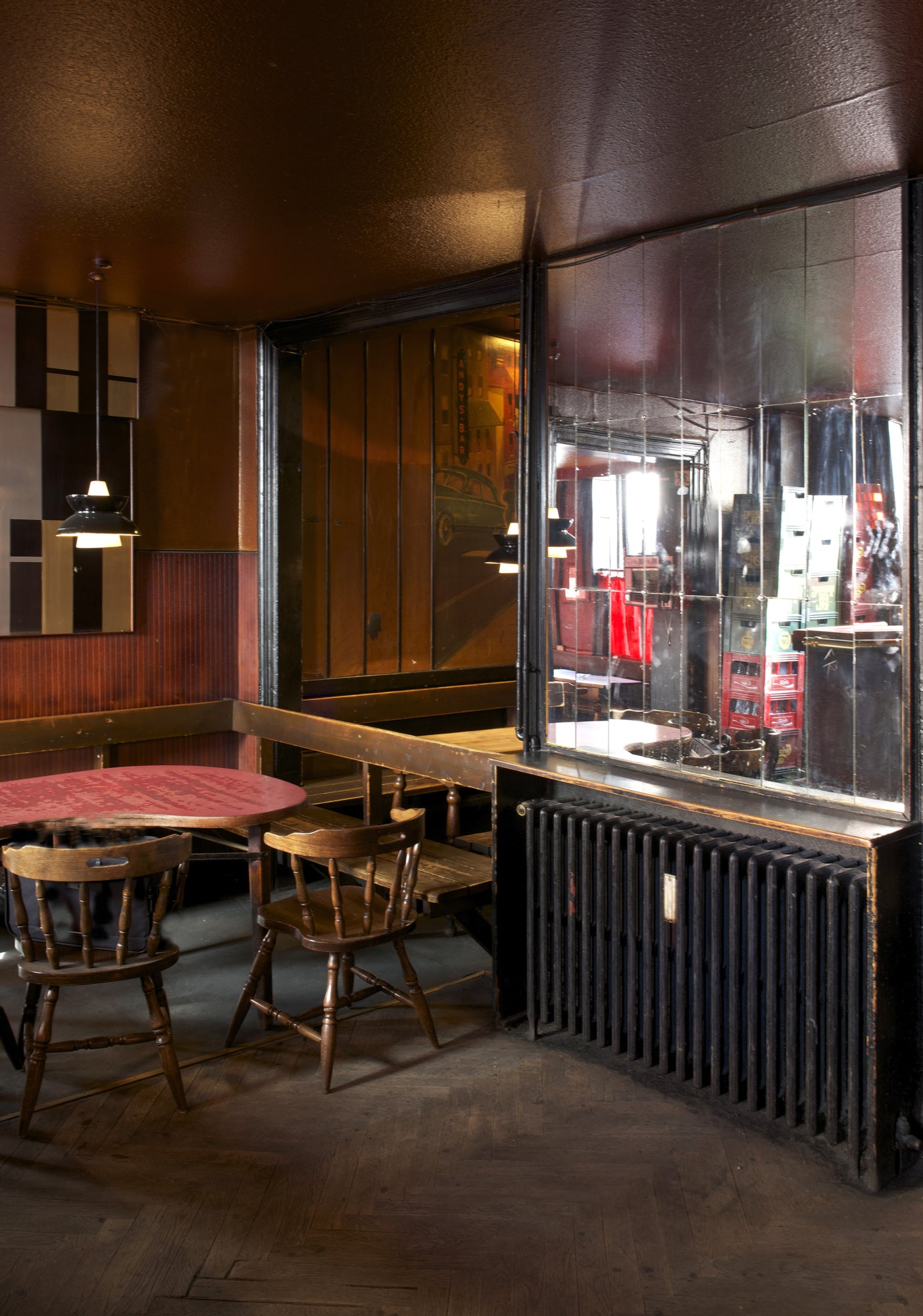 DOO-WOP pendant lamp white with dark gray finish