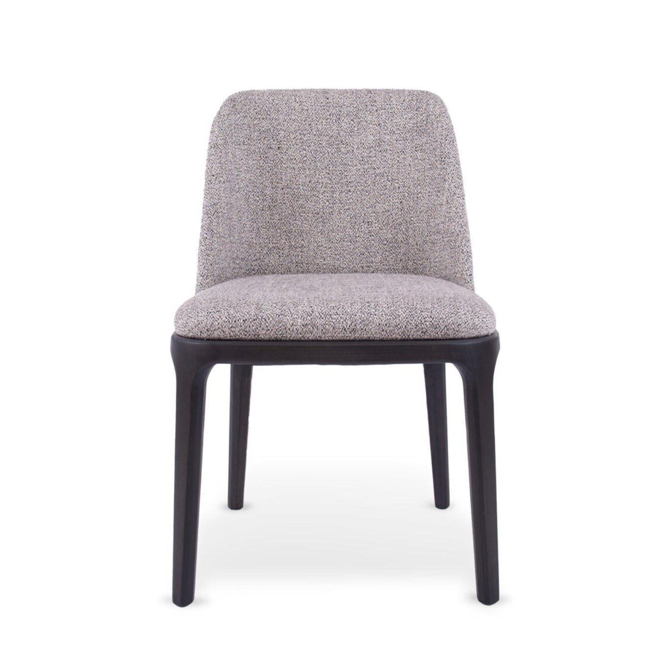 APRIL Chair upholstered with wooden base