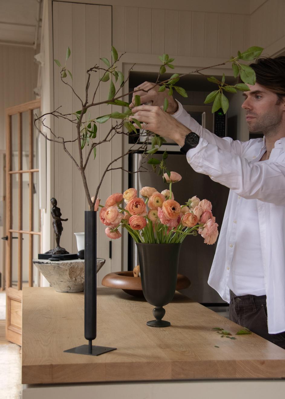 Wazon STANCE brązowany mosiądz