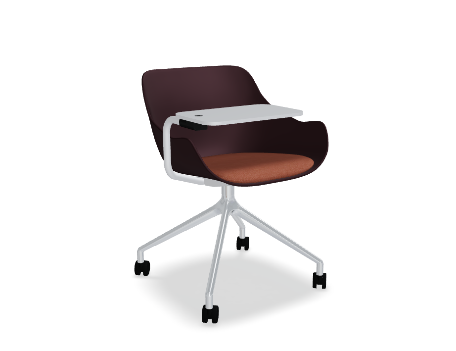 Rotary chair with Baltic Remix Foilled Aluminum