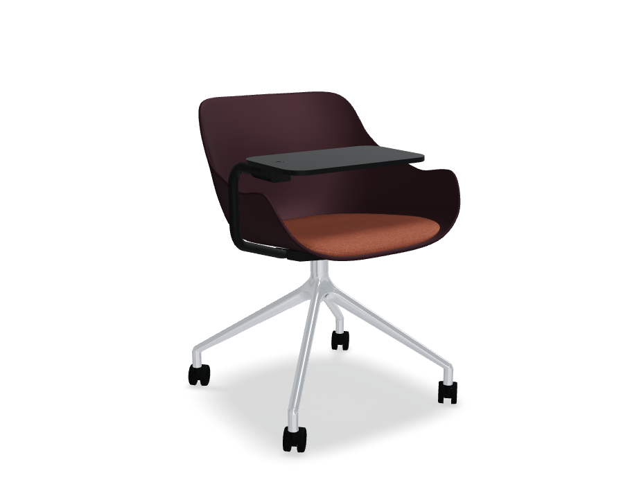 Rotary chair with Baltic Remix Foilled Aluminum