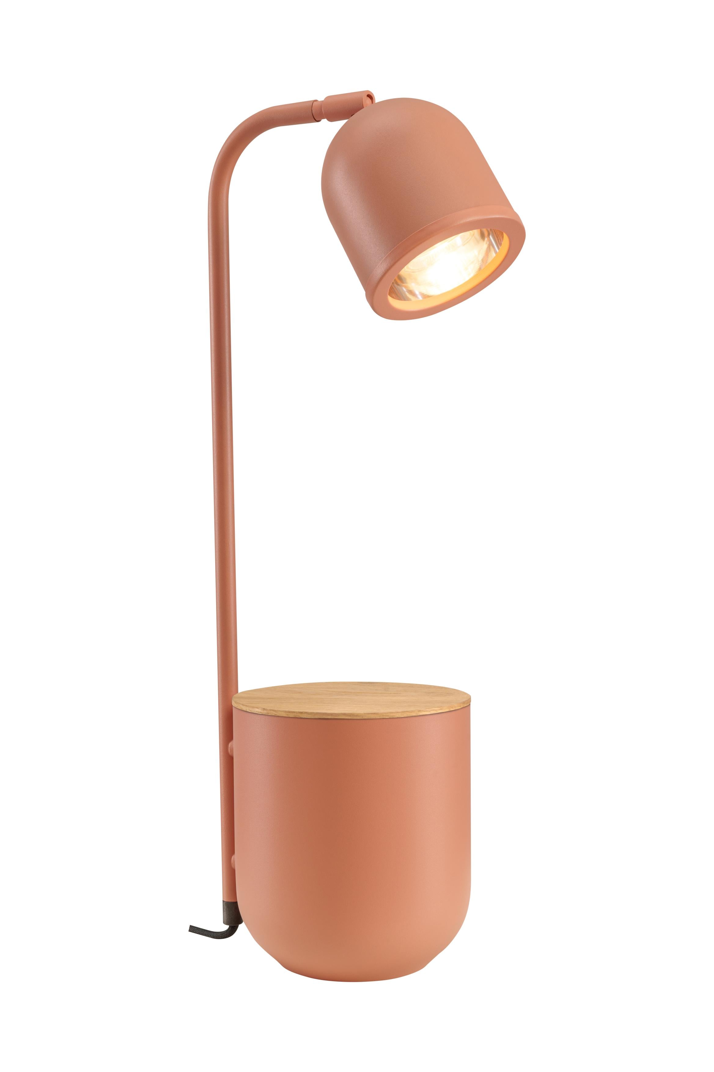 Schreibtischlampe BOTANICA WOOD Terrakotta