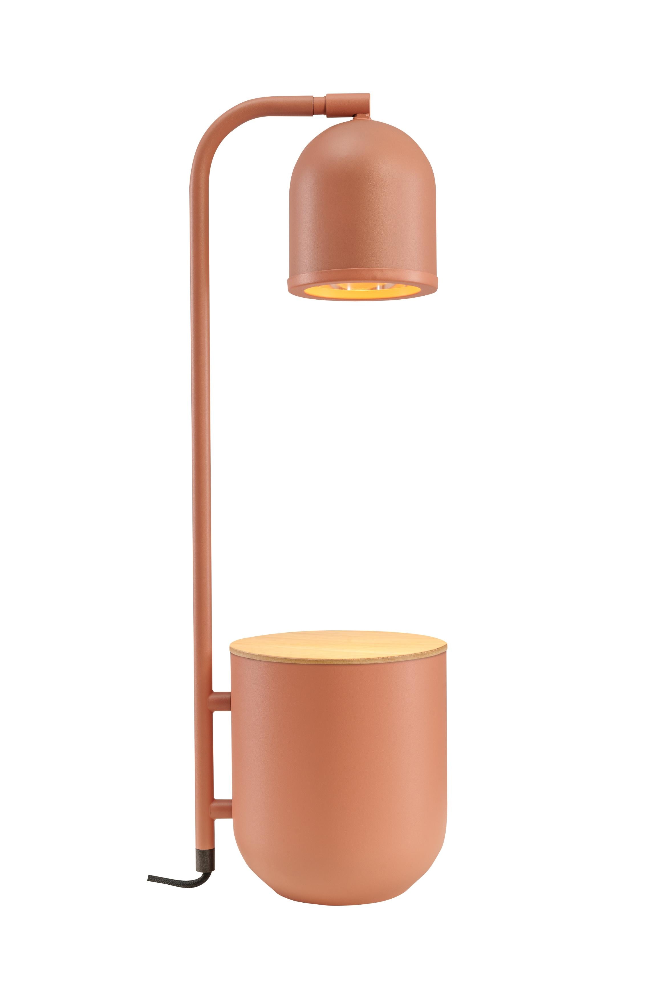 Schreibtischlampe BOTANICA WOOD Terrakotta