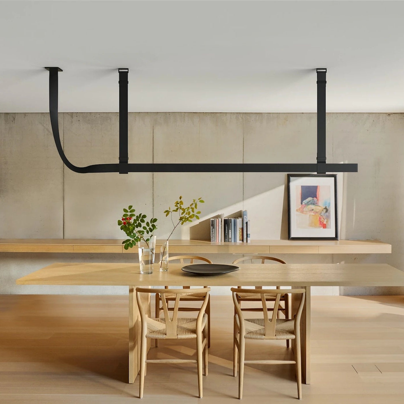 Belt Black Leather Pendant Lamp