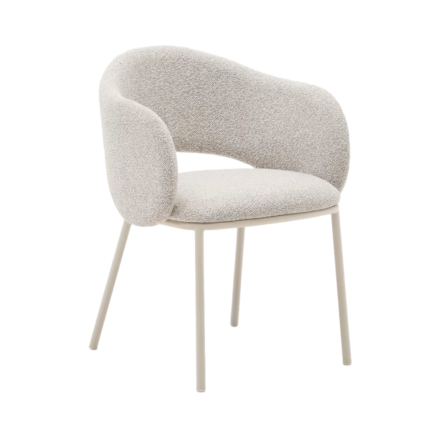 MAINA Stuhl beige Chenille