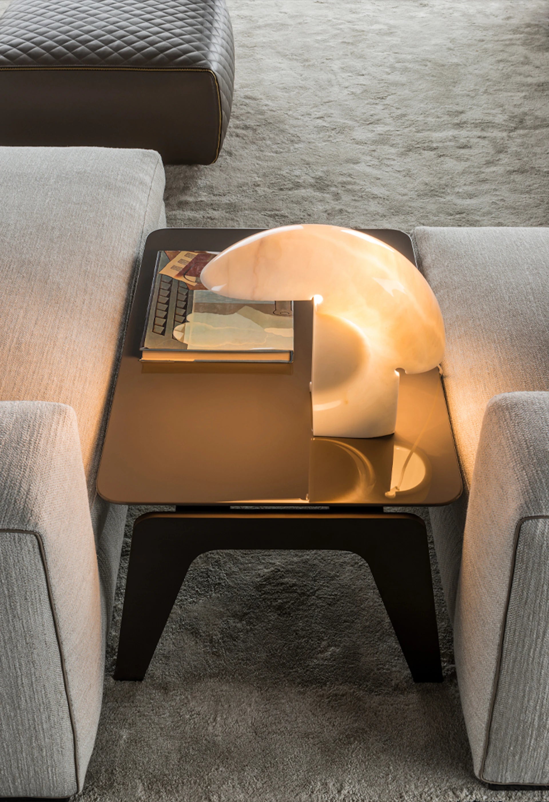 Table lamp BIAGIO white marble