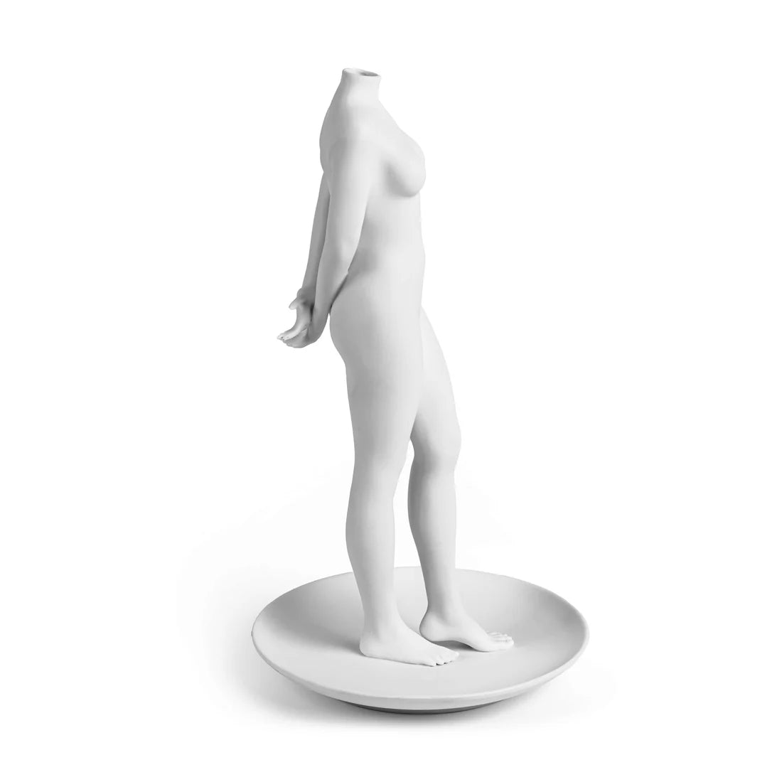 Vase LA TIMIDA white porcelain