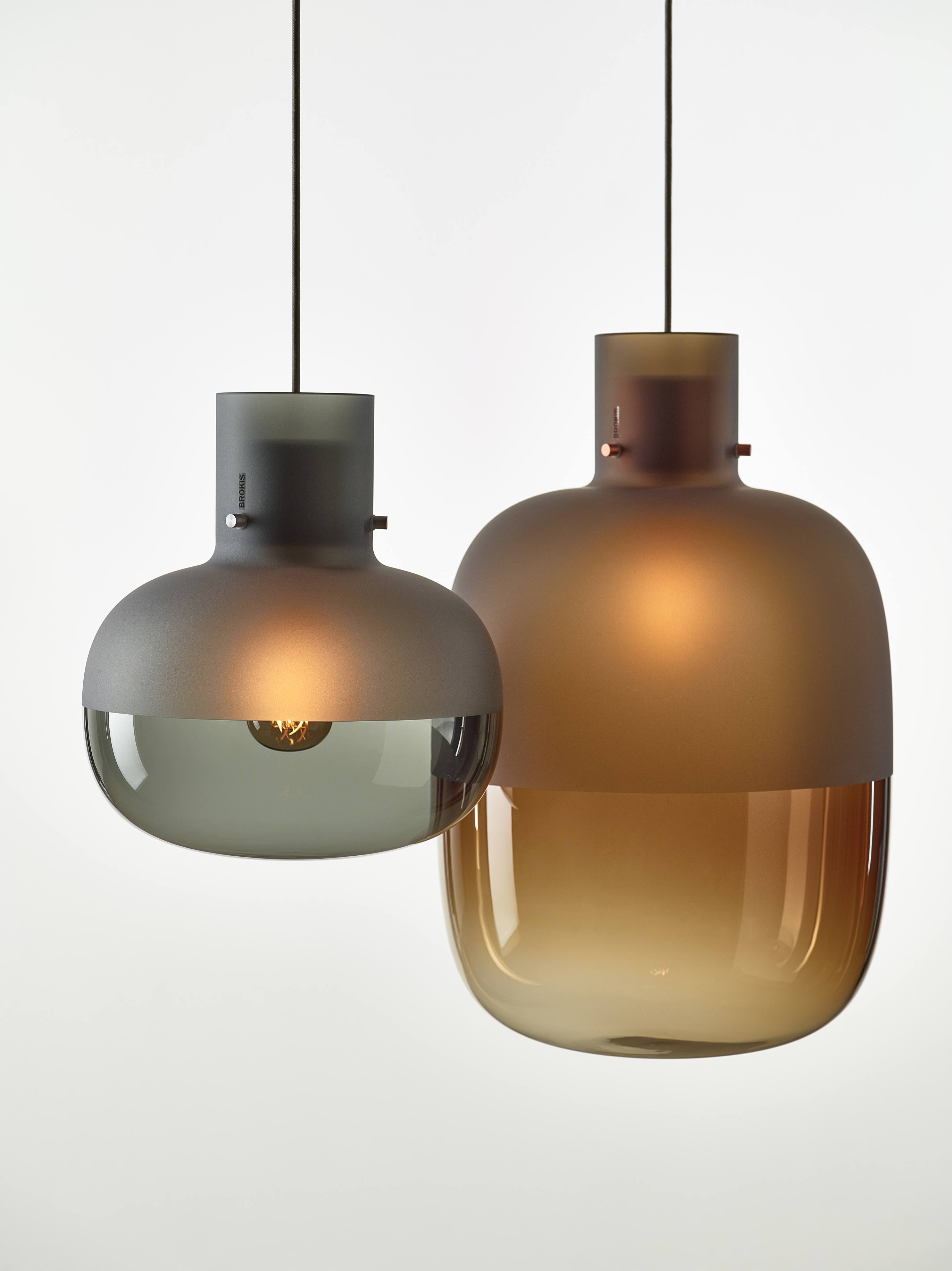 Hängende Lampe Awa großes aufblasbares Glas