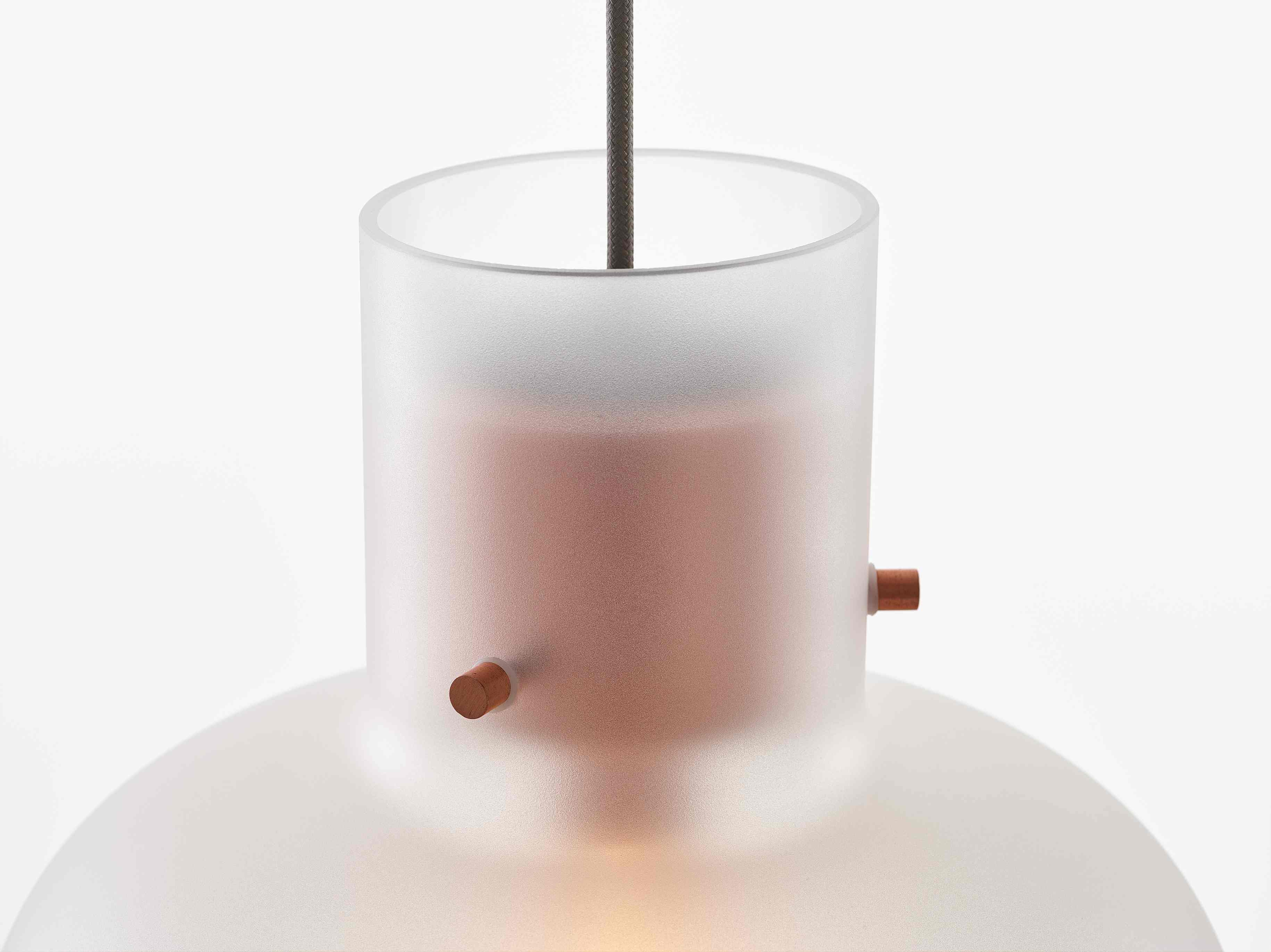 Hängende Lampe Awa großes aufblasbares Glas