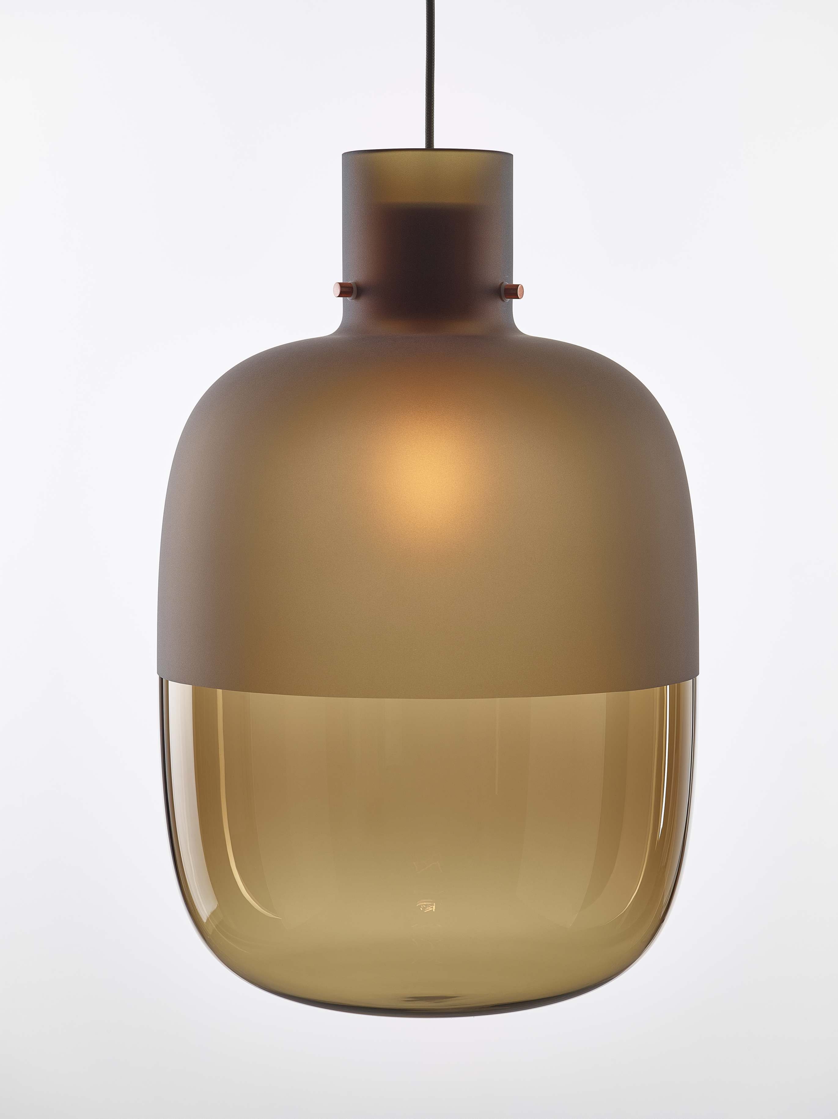 Hängende Lampe Awa großes aufblasbares Glas