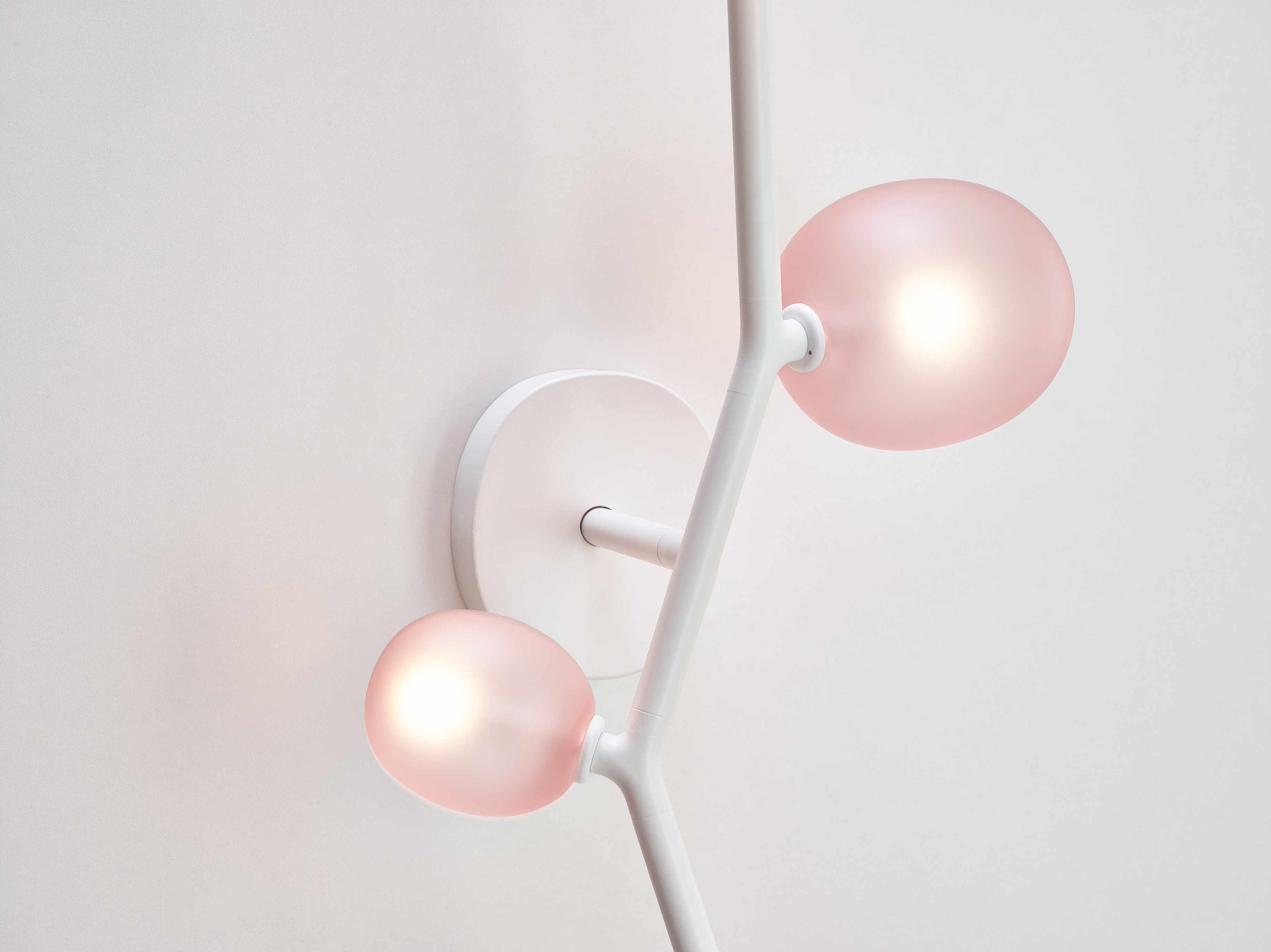 Ivy Matte Glaswandlampe