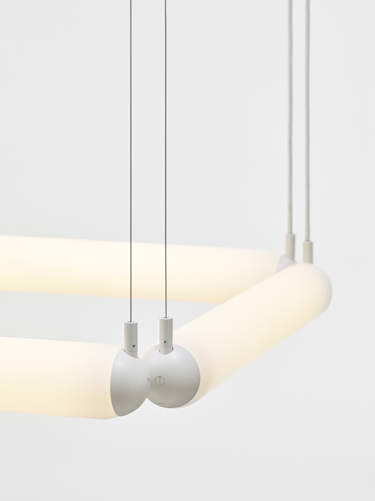 Puro Contour Hanging Lamp - quadratisches Mattglas