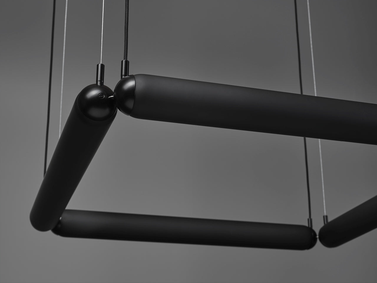 Puro Contour Hanging Lamp - quadratisches Mattglas