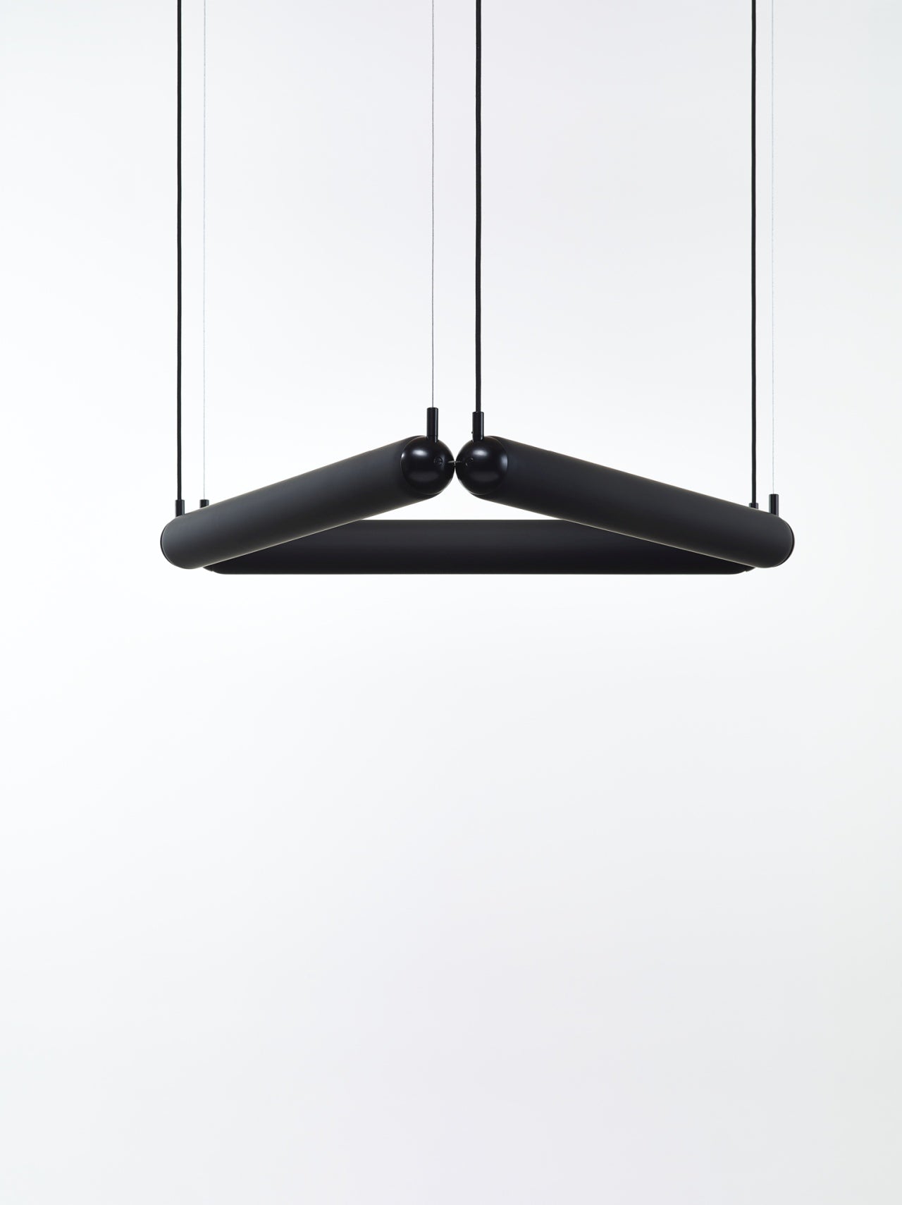 Puro Contour Hanging Lamp - Dreieck mattes Glas