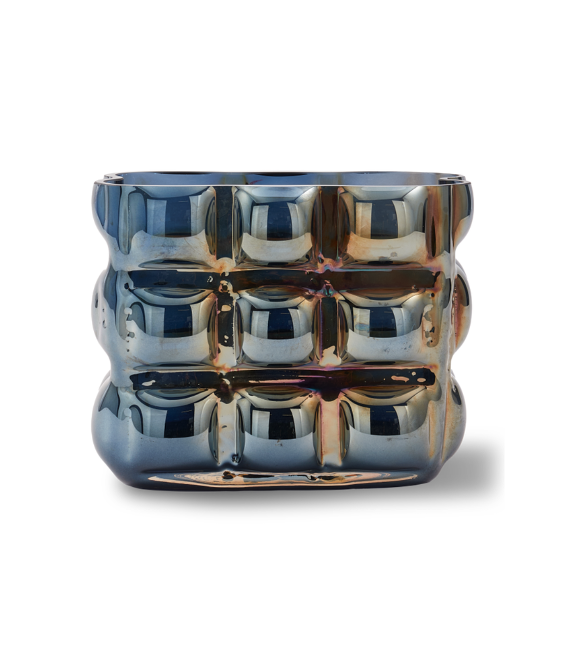 Vase BUBBLE dunkelblau