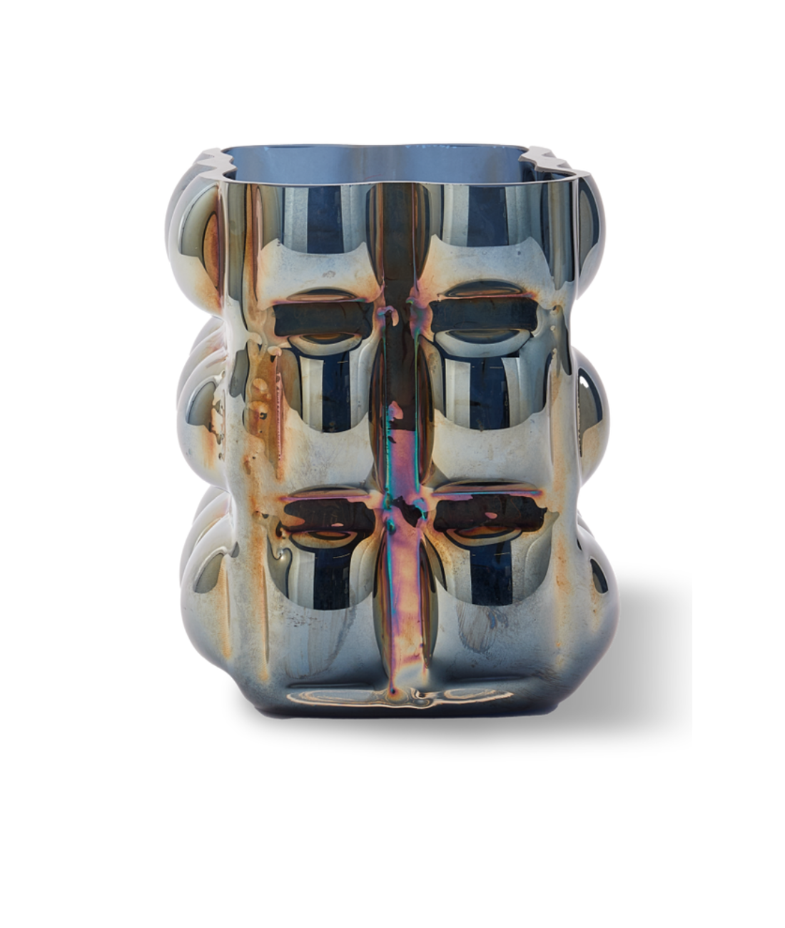 Vase BUBBLE dunkelblau