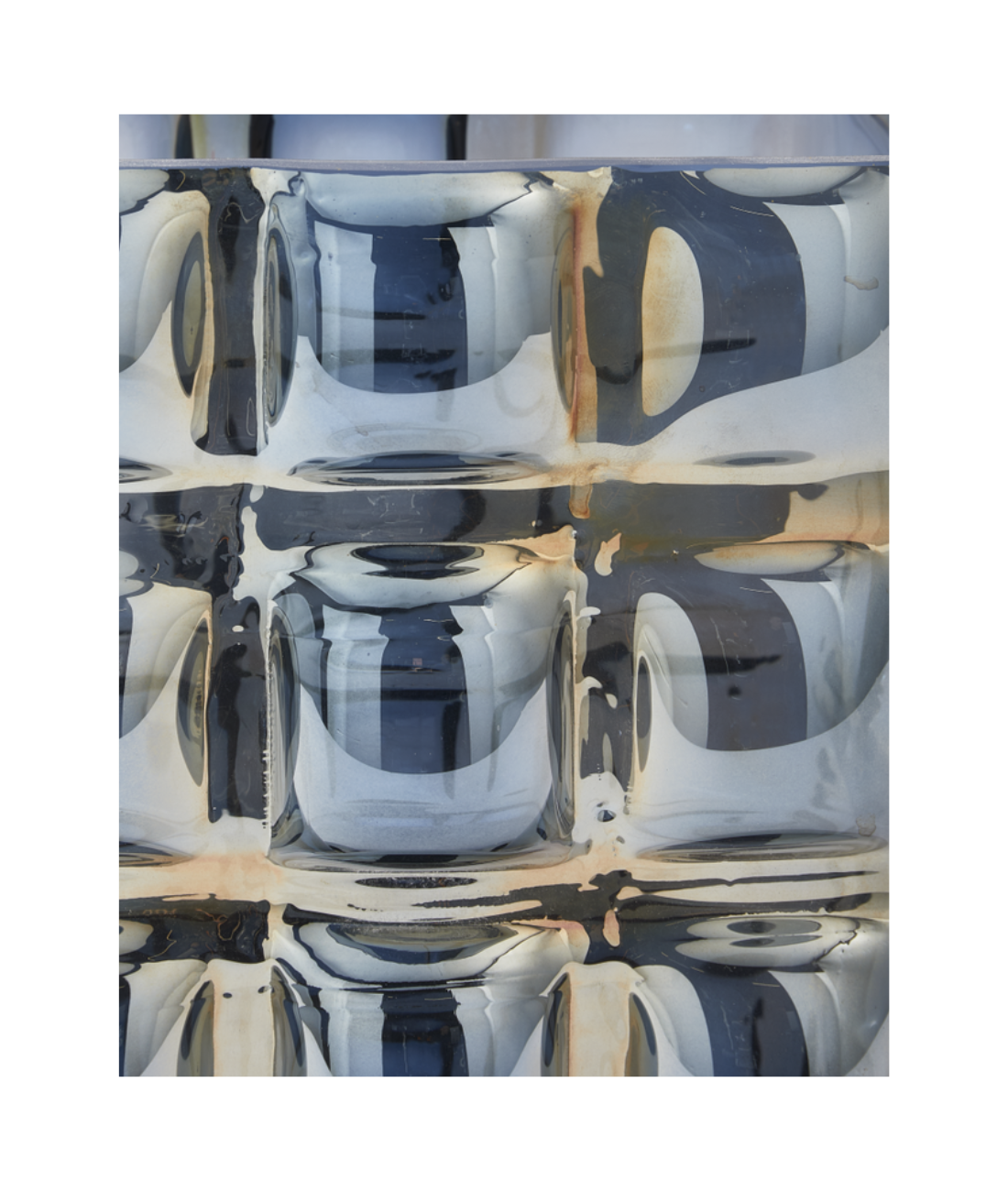 Vase BUBBLE dunkelblau
