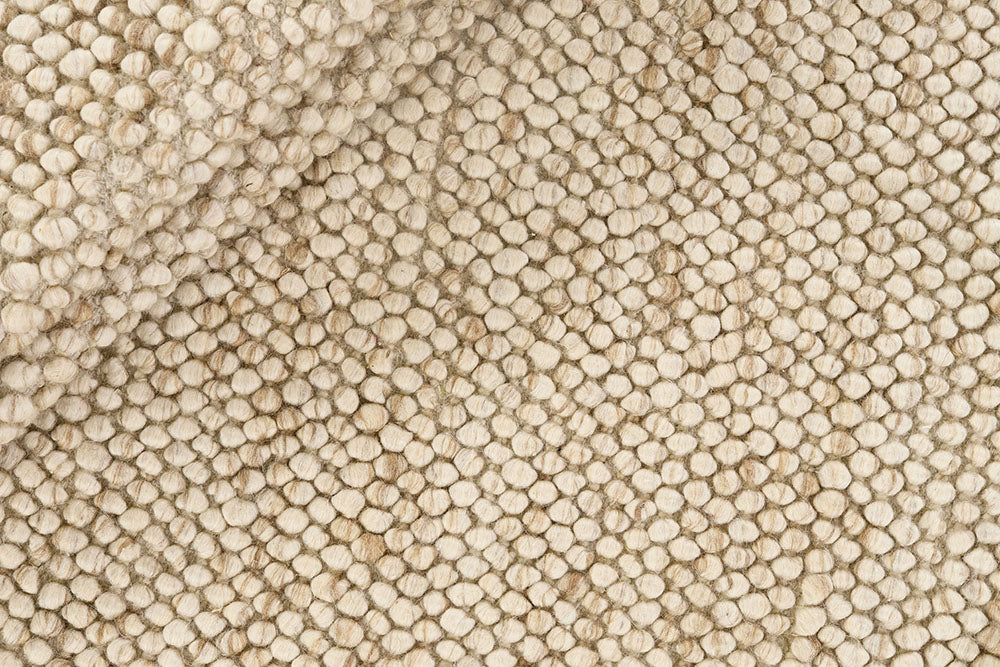 Blasen Beige Beige Runde Teppich