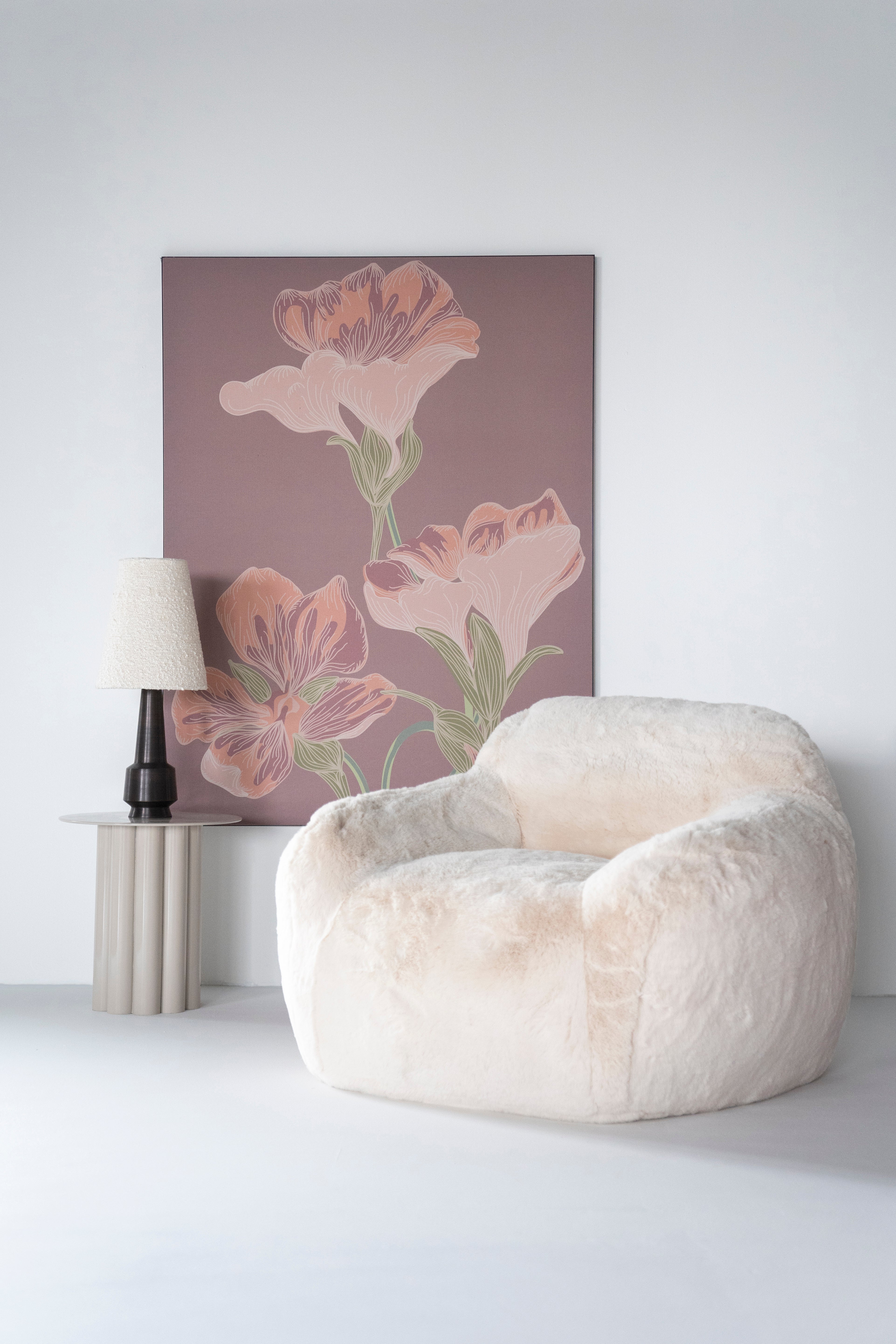 Sessel HUG cremefarben