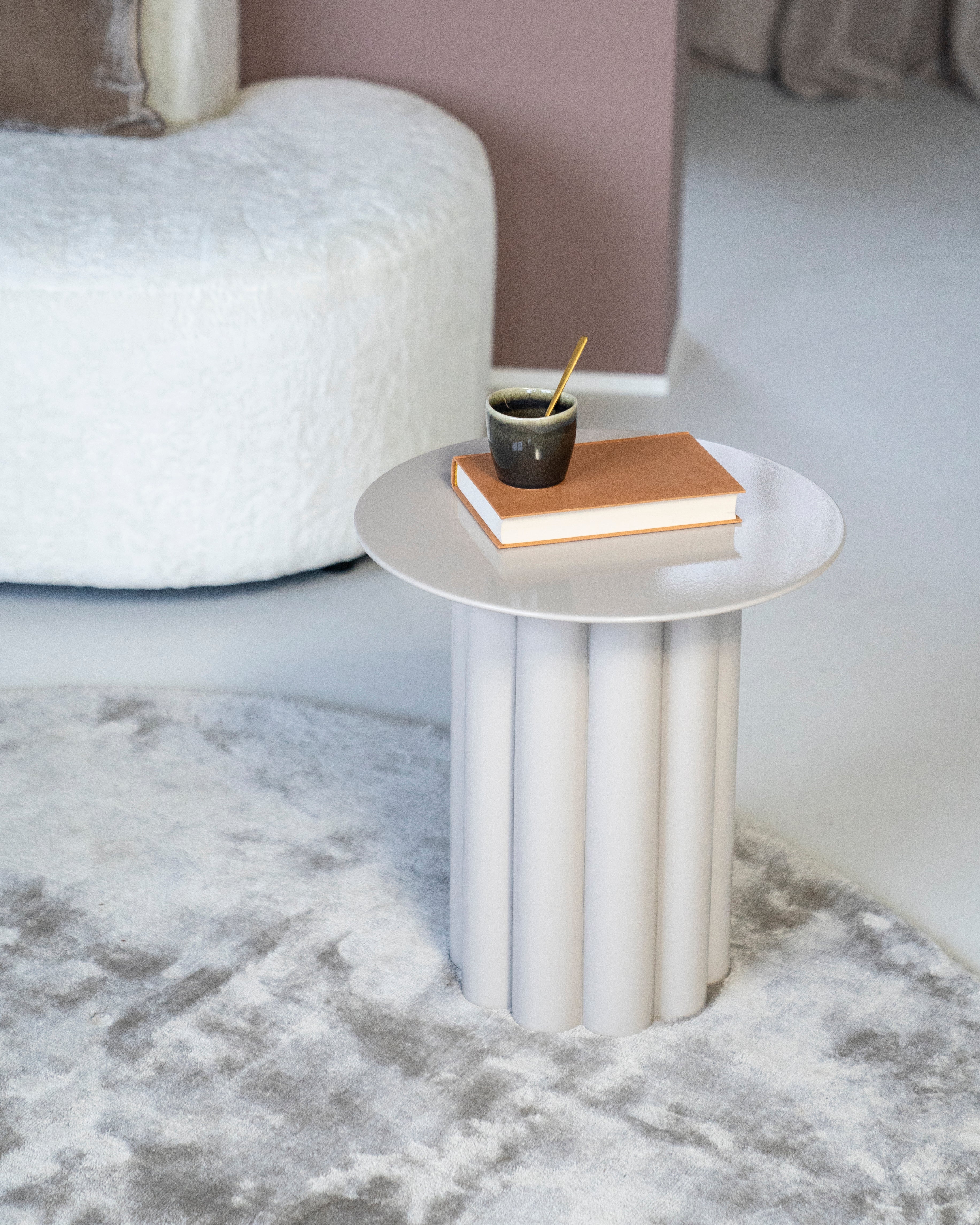 OLYMPA Cream Side Table