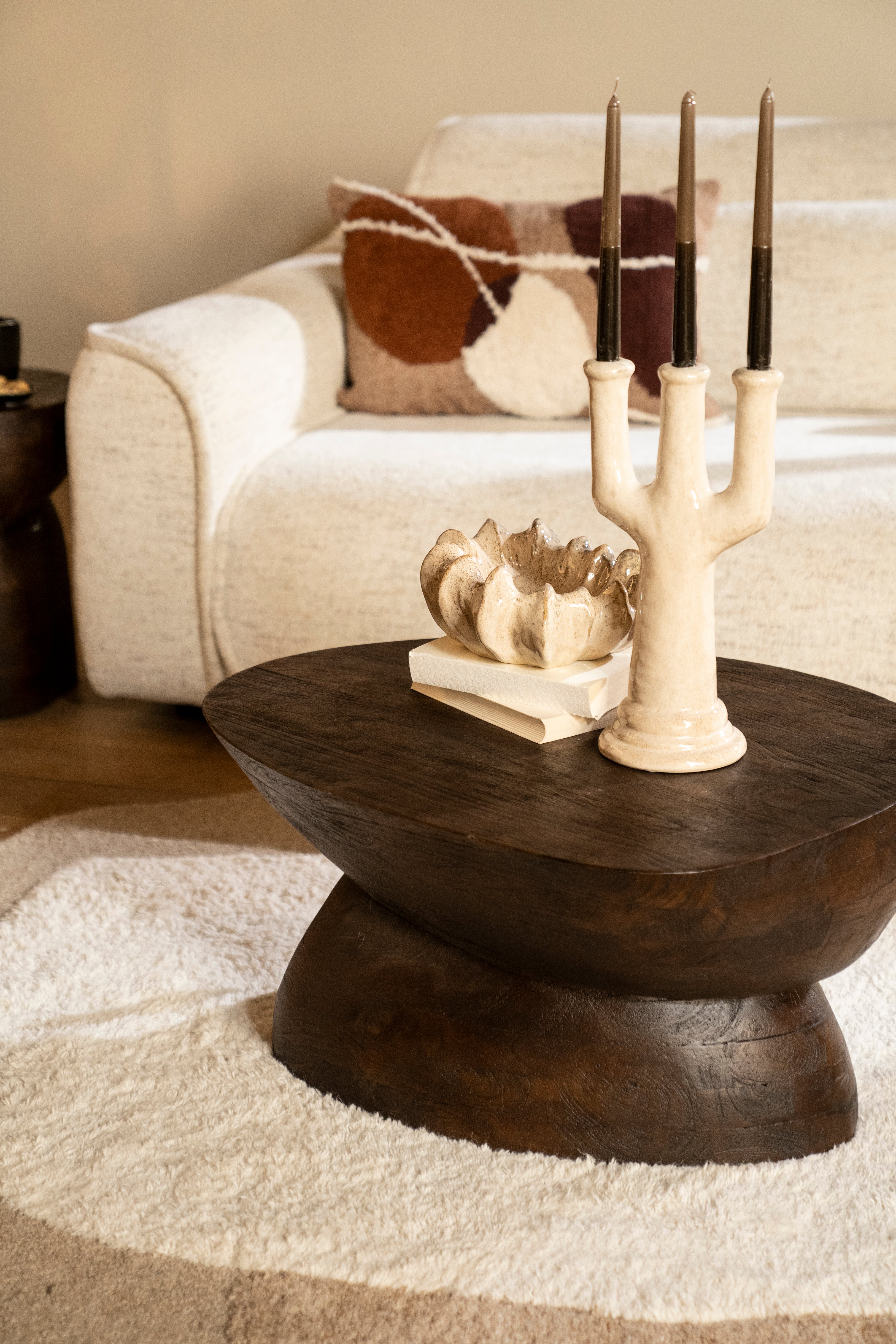 COBBLE coffee table mango wood