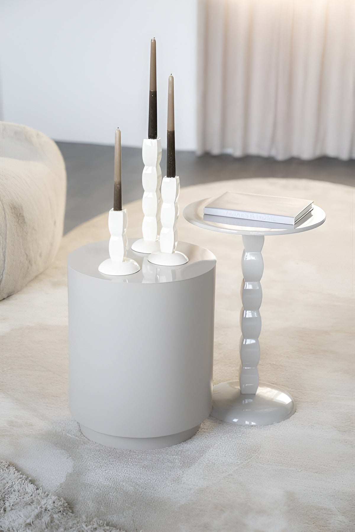 Beistelltisch MESITA taupe