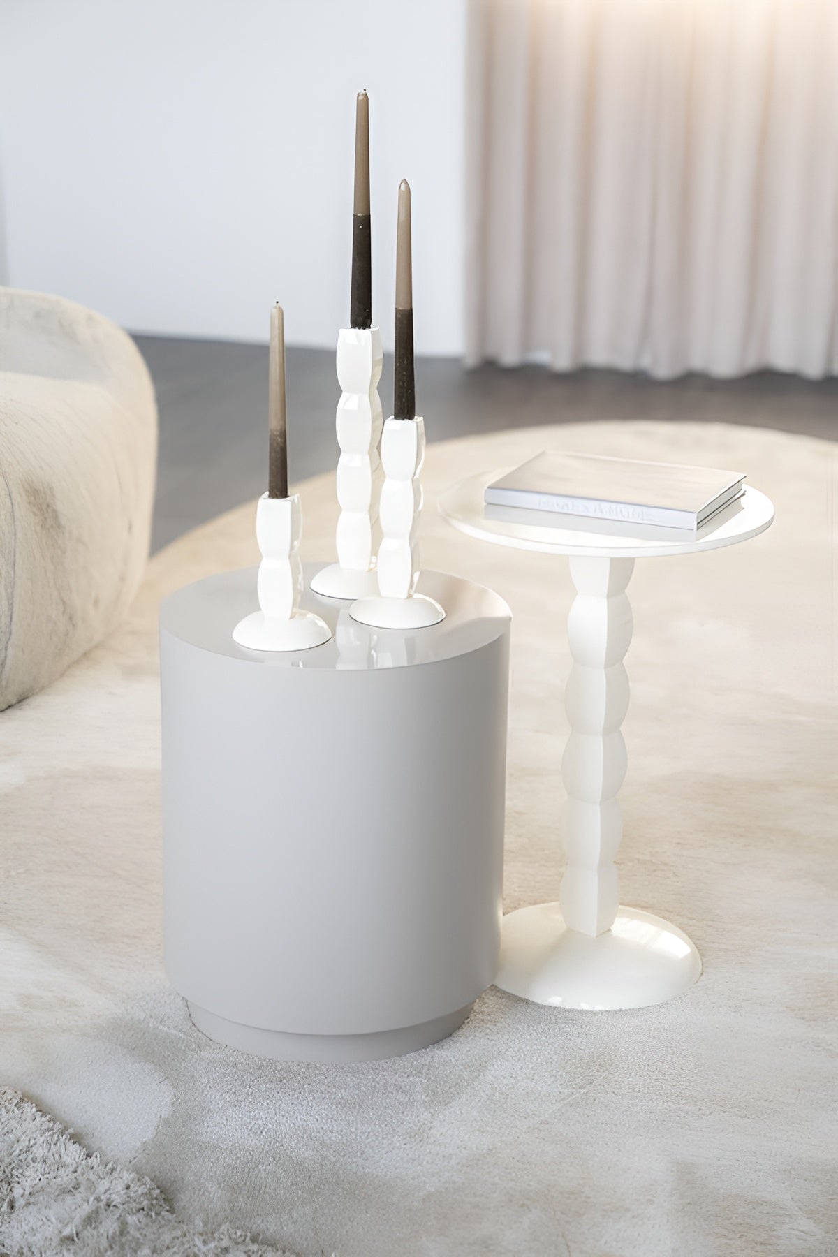 PRINZ Beige Side Table