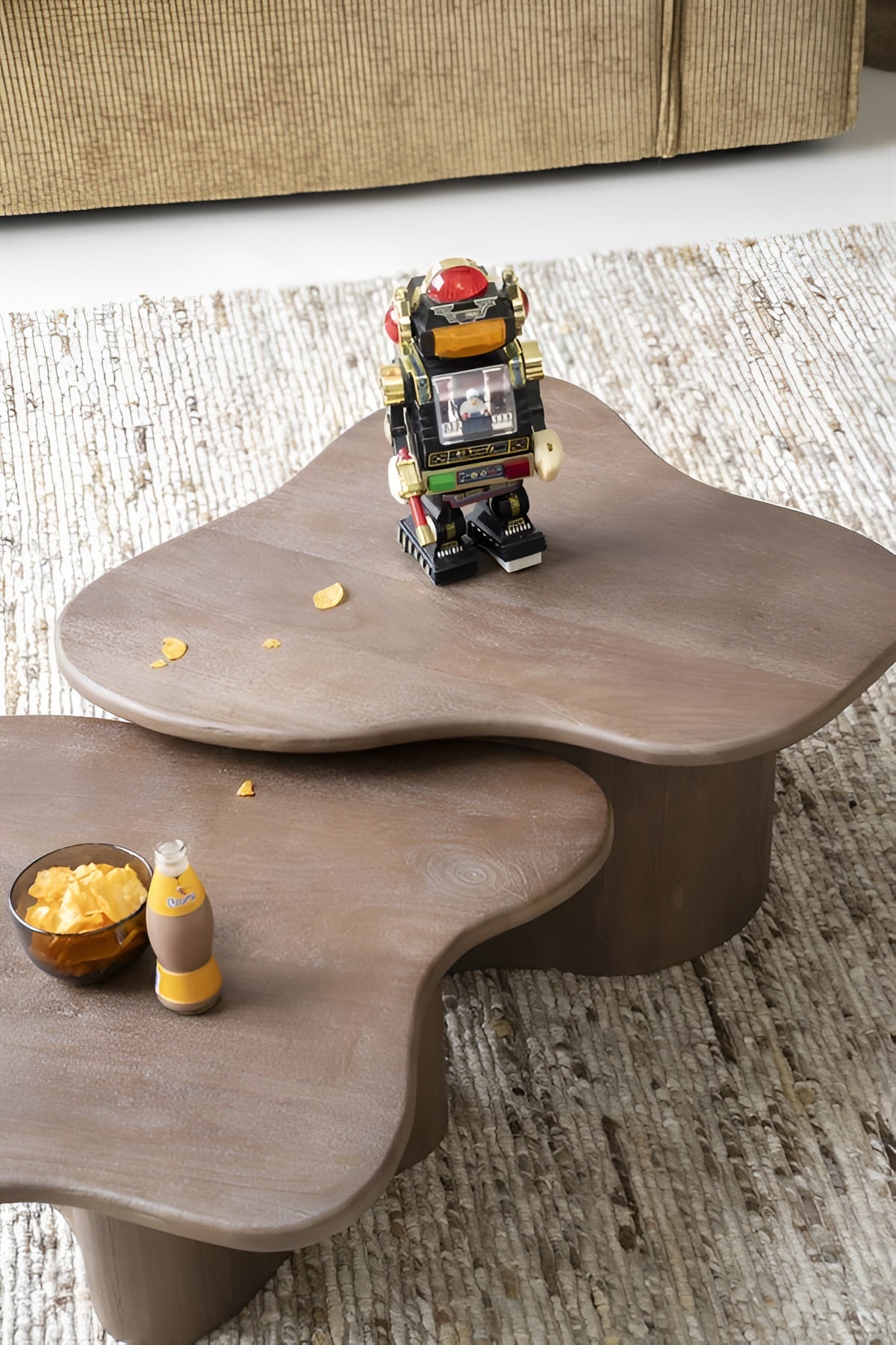 FALL mango wood coffee table set