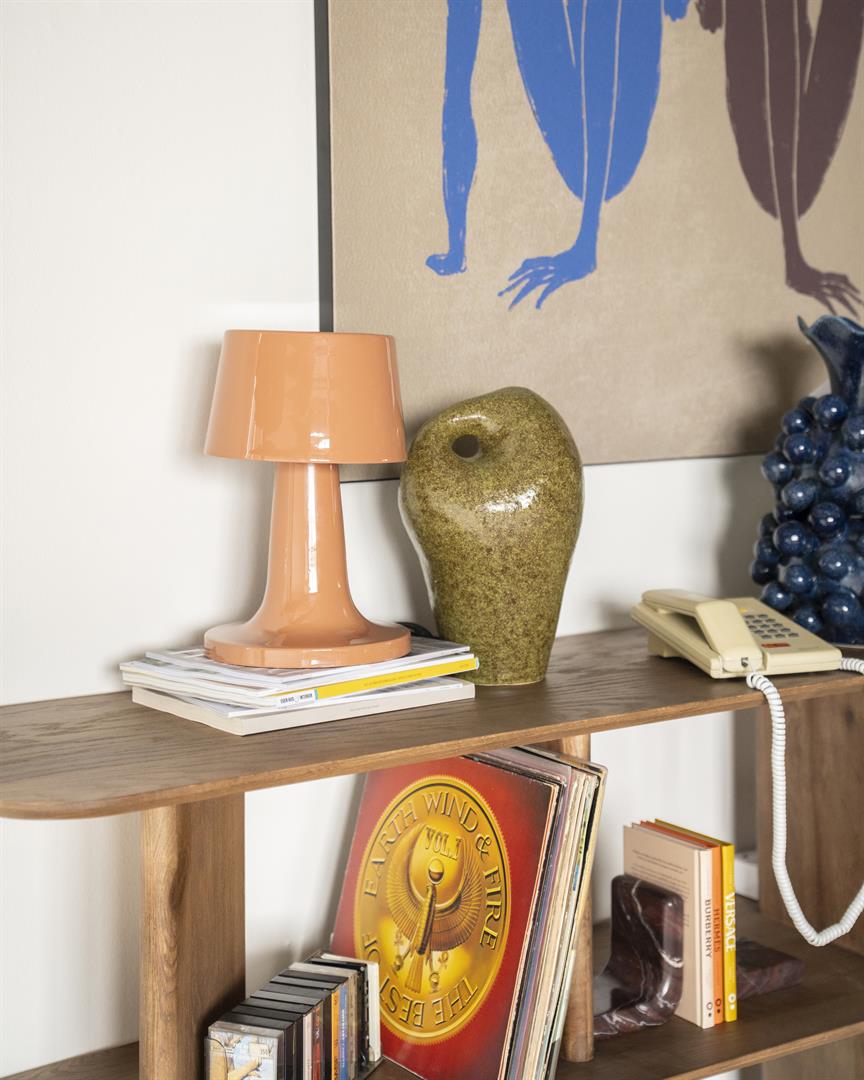 ALVO terracotta table lamp