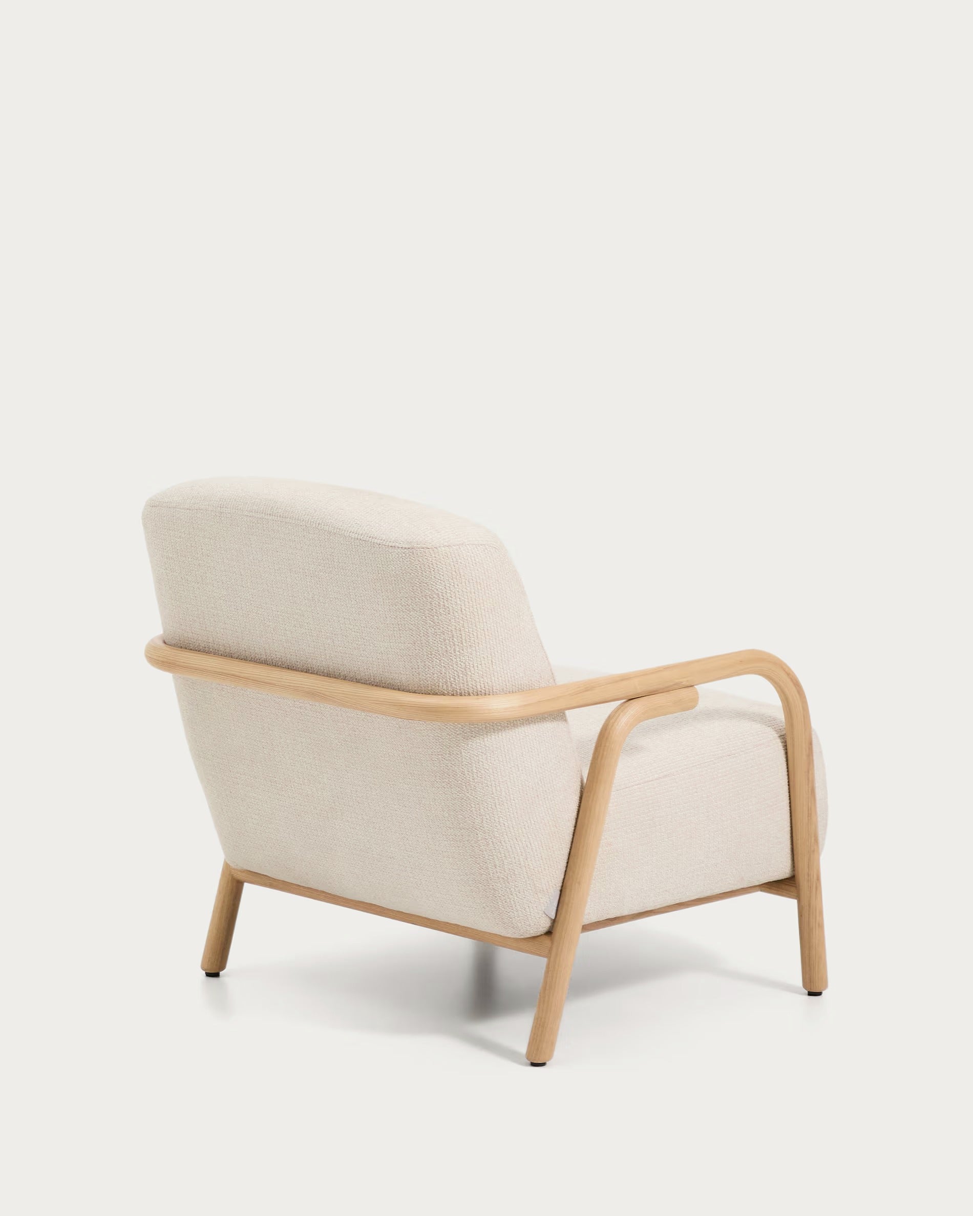 Beige SYLO armchair with ash base