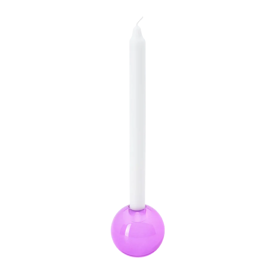 GUS Purple Candle Holder