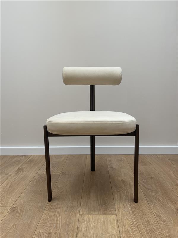 Velvet Chair CAILLOU Beige - Display Model