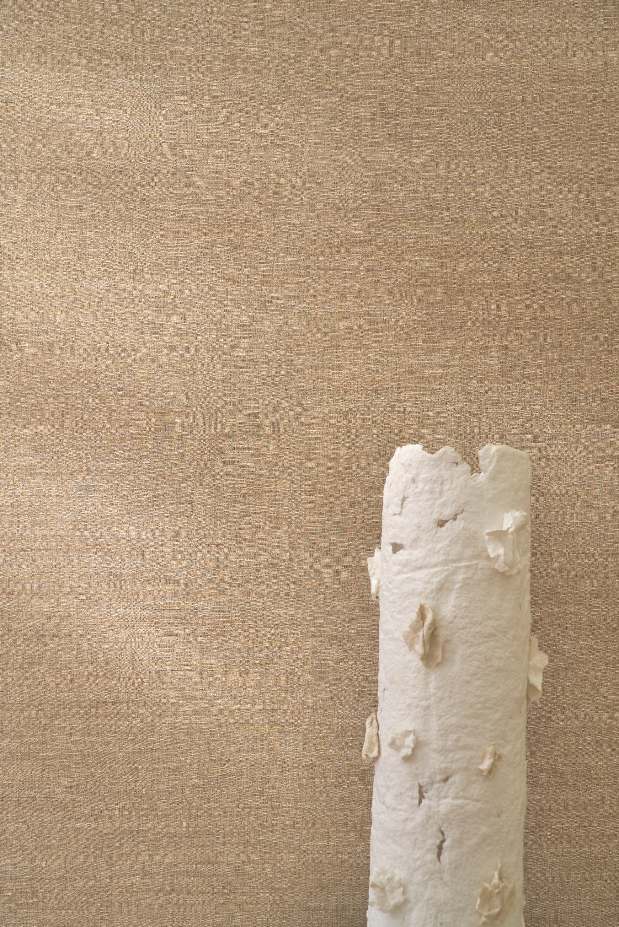 Tapeta imitująca tkaninę SORA - IVOIRE