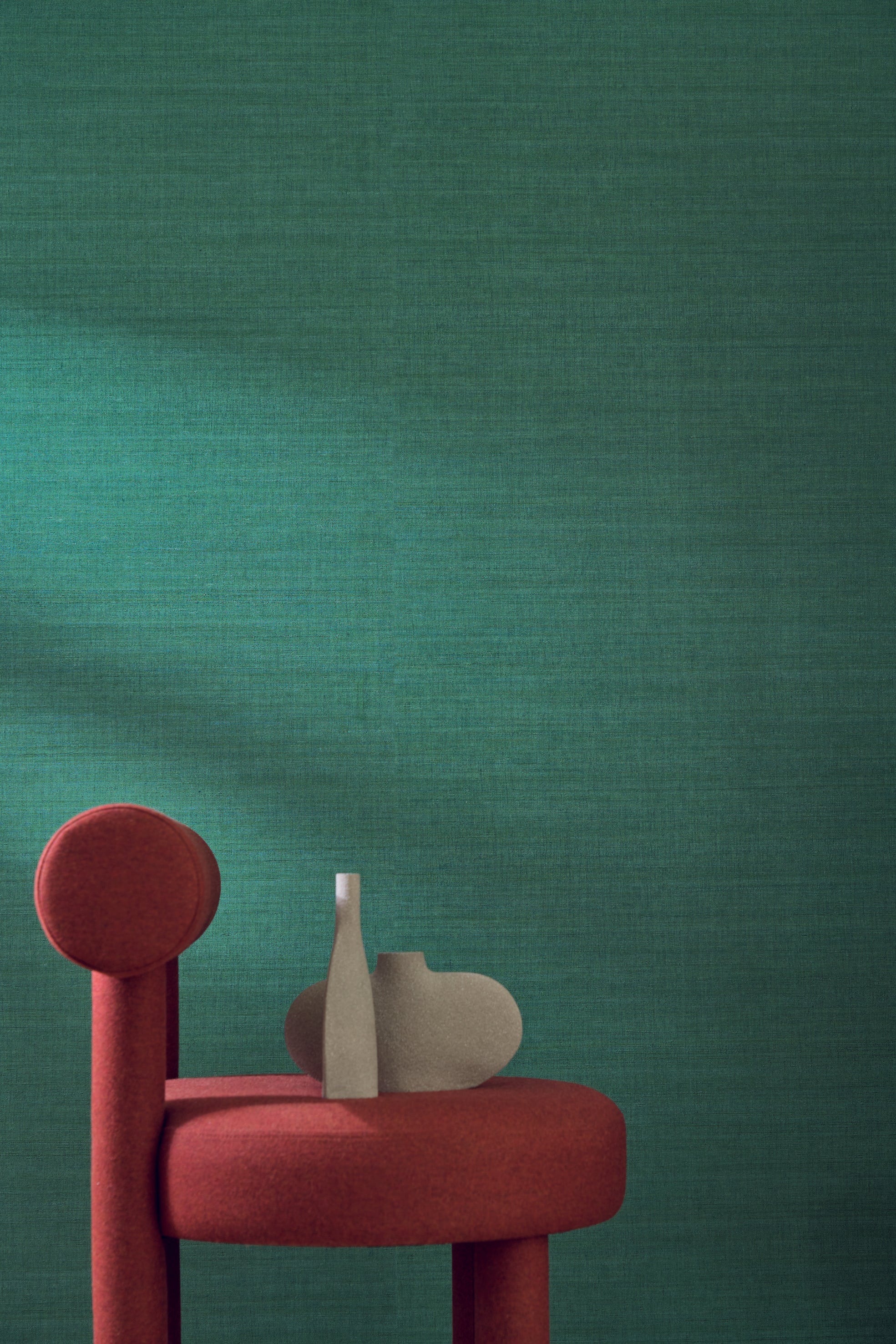 Tapeta imitująca tkaninę SORA - NOIR