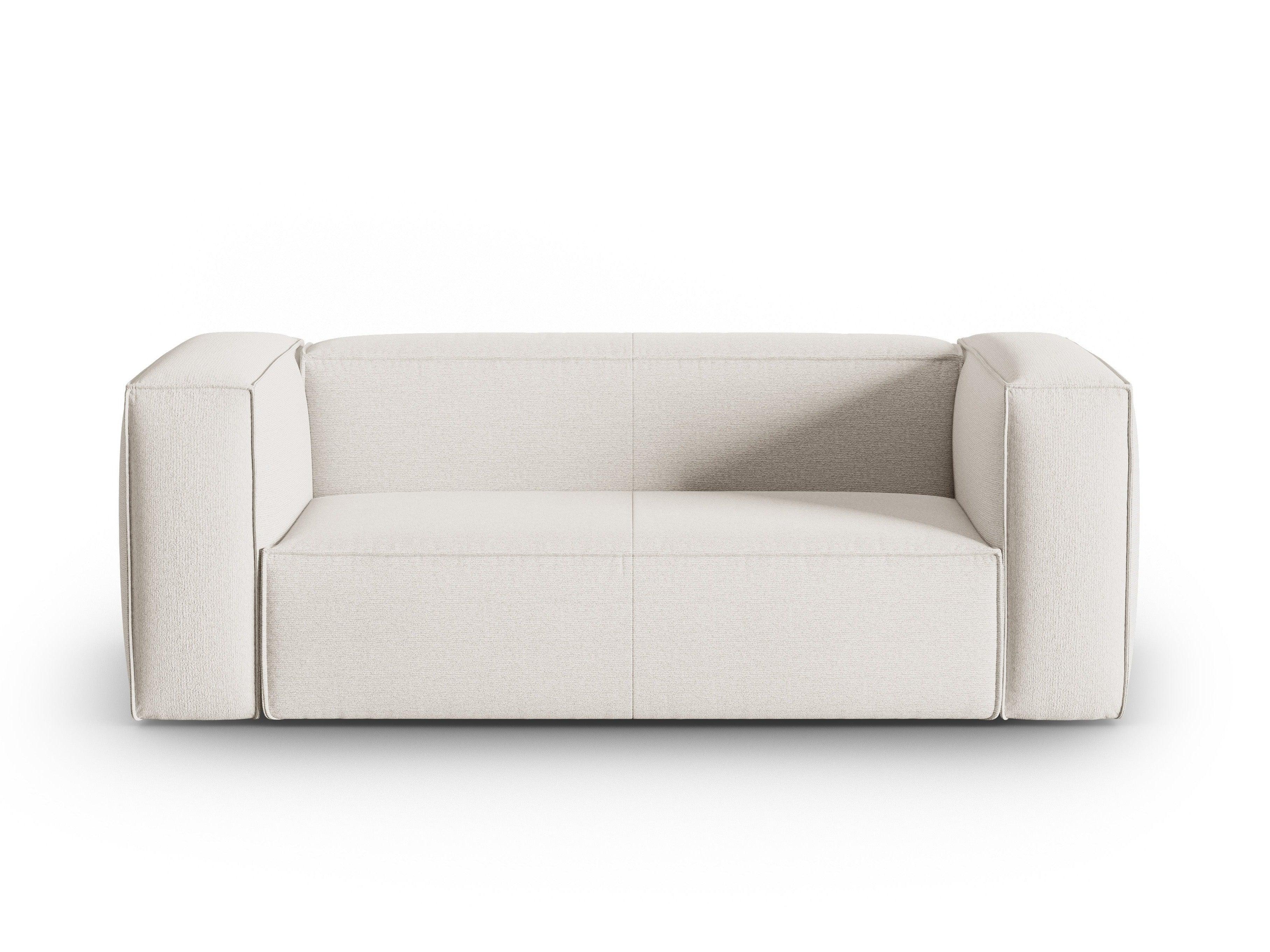 2-seater sofa MACKAY ivory boucle